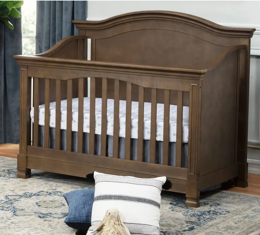 Louis Brown 4-in-1 Convertible Crib-2