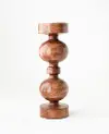 12  Red Mango Wood Candle Holder