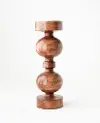 9  Red Mango Wood Candle Holder
