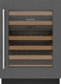 DEU2450WA/R Sub-Zero Under Counter Wine Cooler - Panel Ready, Right Hinge, High Altitude Glass