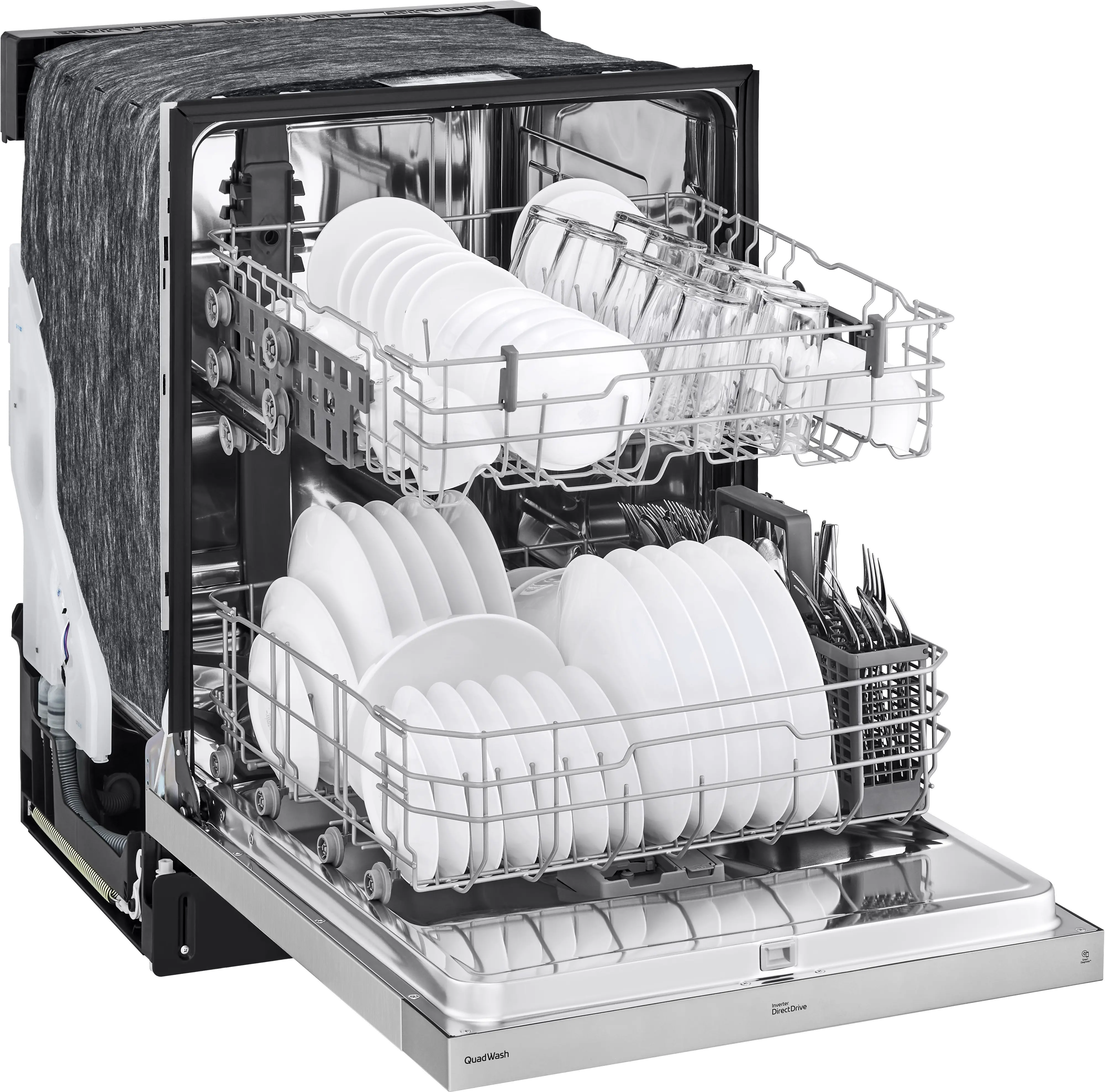 LDFN3432T LG Front Control Dishwasher - Stainless Steel-4