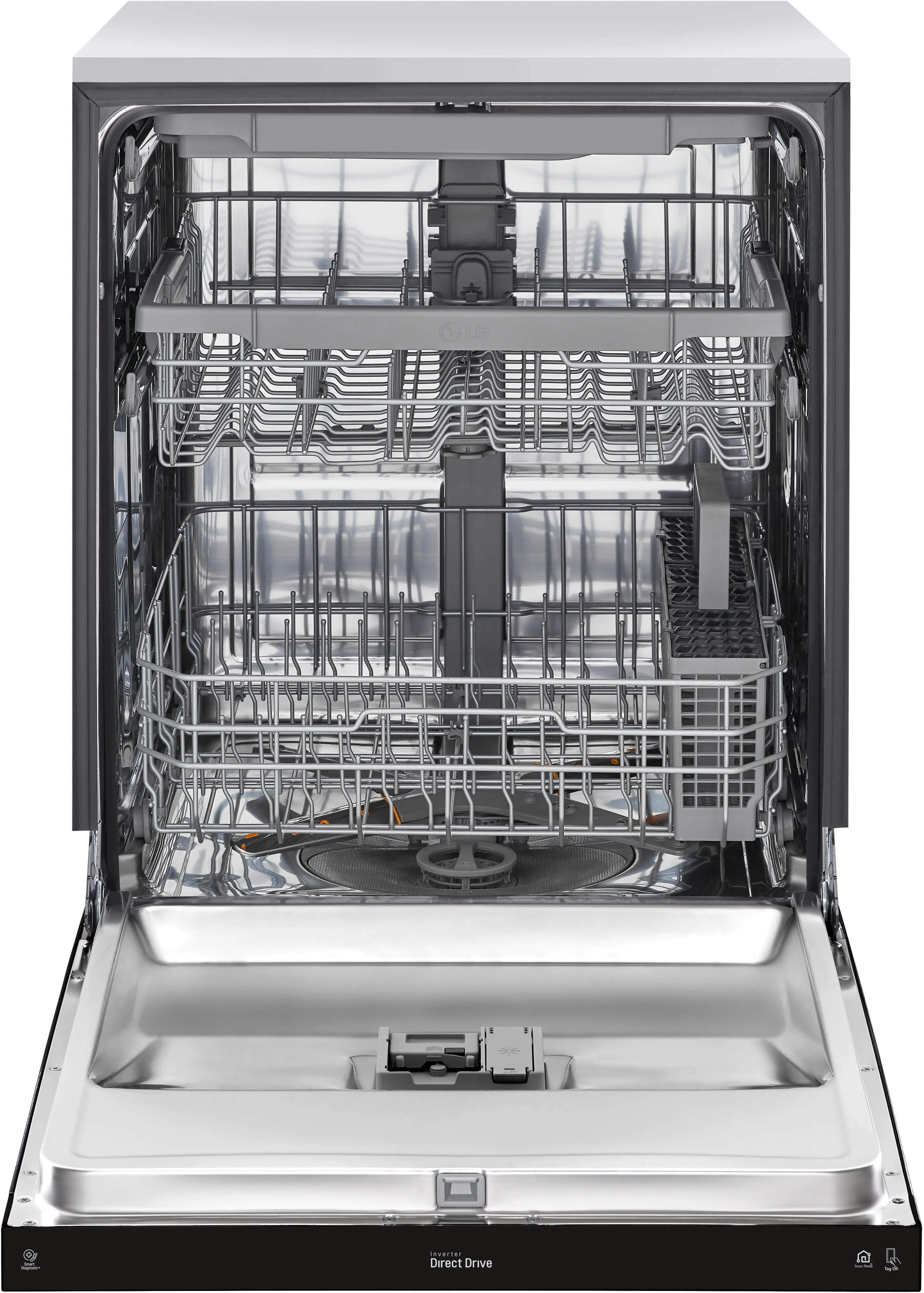 LDFN4542B LG Front Control Dishwasher - Black-3