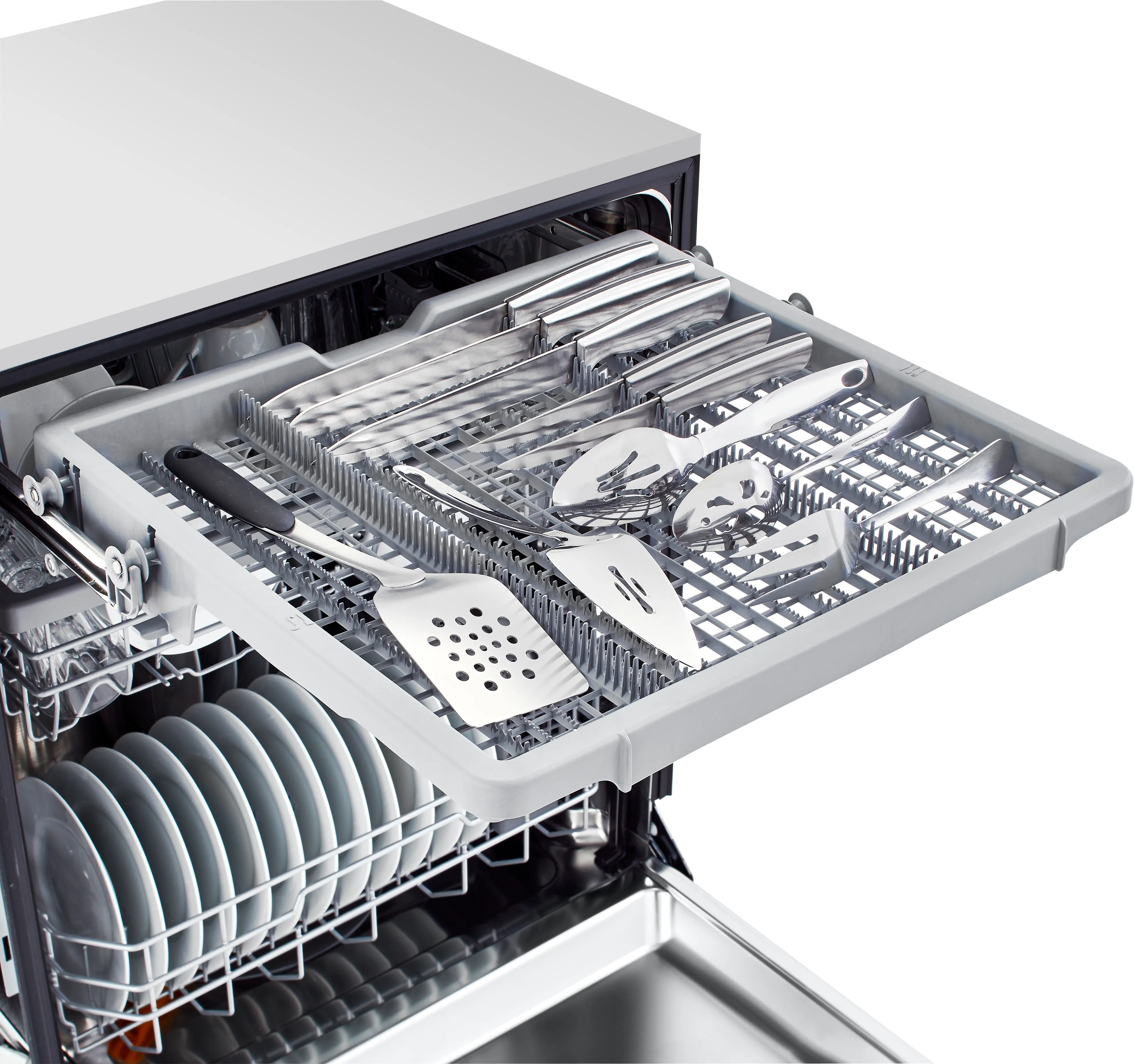 LDFN4542S LG Front Control Dishwasher - Stainless Steel-2