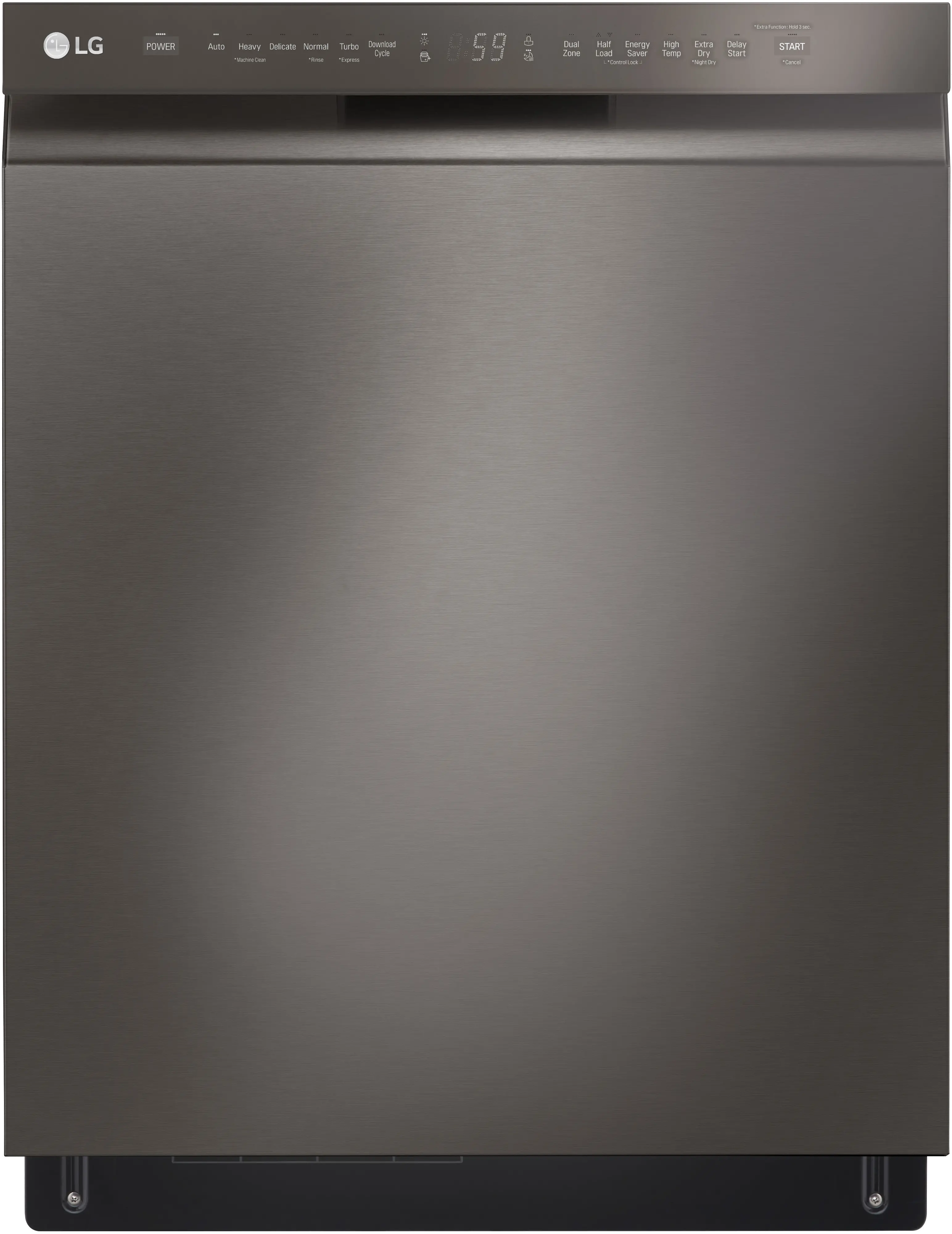 LDFN4542D LG Front Control Dishwasher - Black Stainless Steel-1