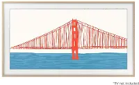 VG-SCFA43TKBZA Samsung 43” The Frame Customizable Bezel - Modern Teak