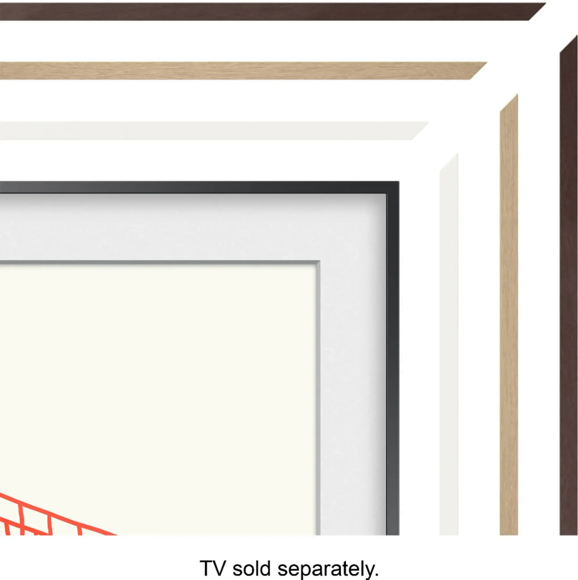 VG-SCFA55WTBZA Samsung 55  Modern White Bezel for The Frame TV-4