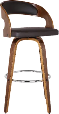 LCSHBABRWA26 Walnut Brown 26 inch Counter Height Stool - Shelly