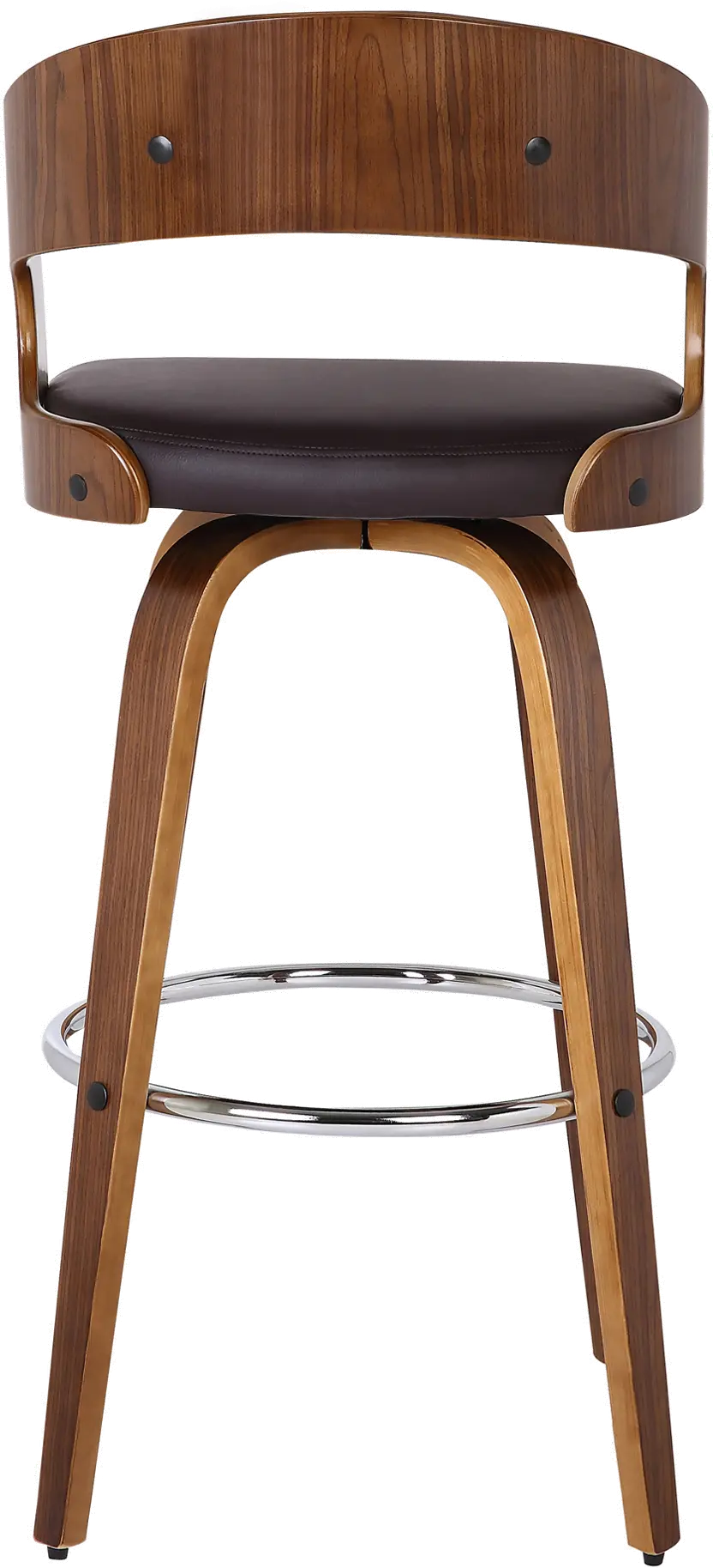 LCSHBABRWA26 Walnut Brown 26 inch Counter Height Stool - Shelly-5
