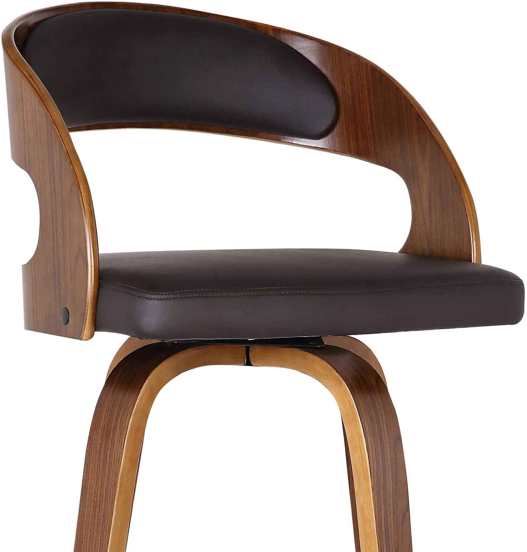 LCSHBABRWA26 Walnut Brown 26 inch Counter Height Stool - Shelly-6