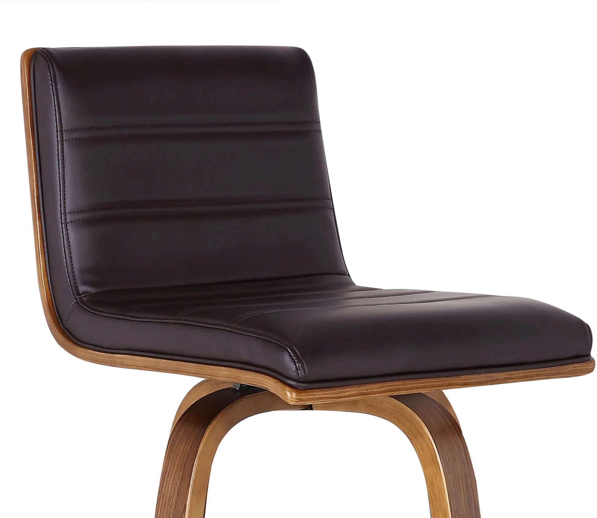 LCVIBABRWA26 Vienna Walnut Brown Swivel Counter Height Stool-6