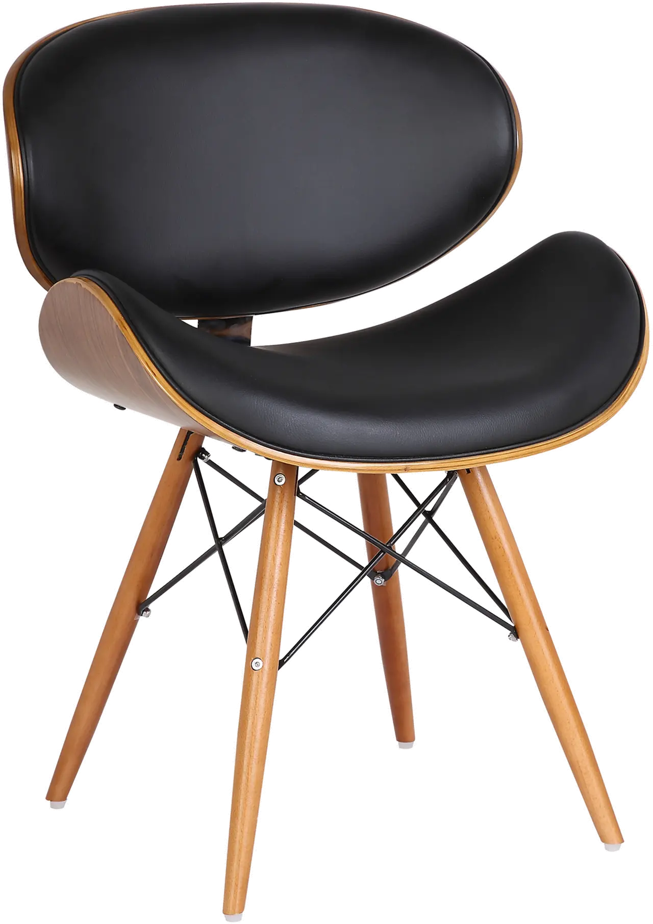 LCCASIWABL Cassie Brown and Black Dining Room Chair-1