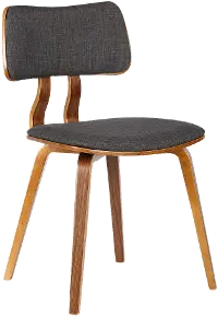 LCJASIWACH Jaguar Charcoal Gray Upholstered Dining Room Chair