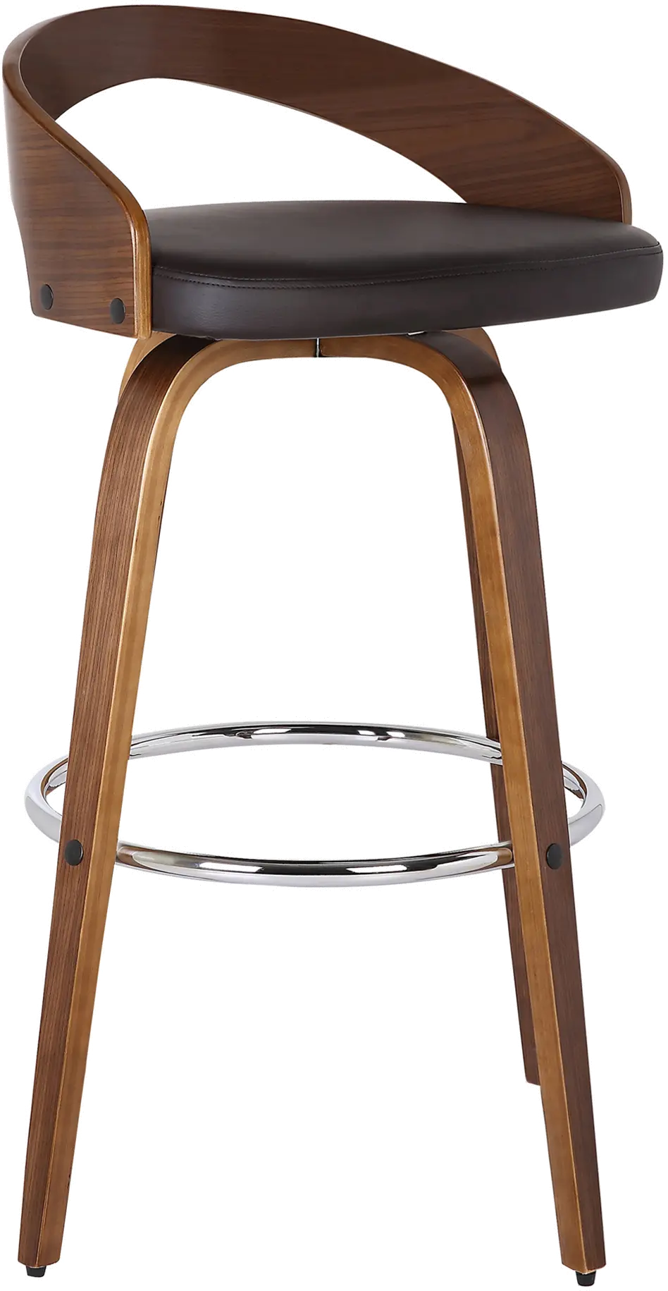 LCSOBABRWA26 Sonia Brown Swivel Counter Height Stool-1