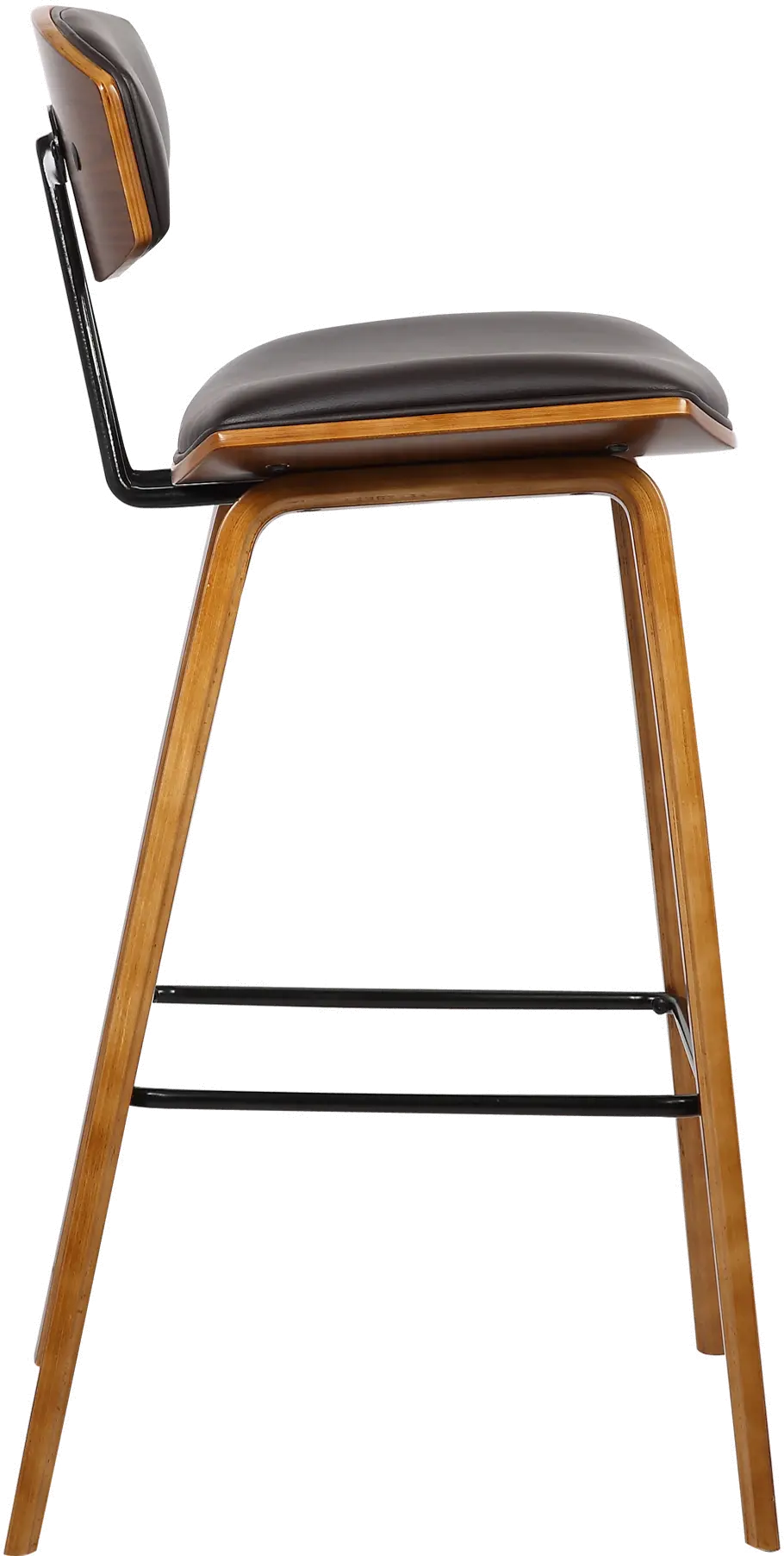 LCFOBAWABR26 Mid Century Modern Upholstered Counter Height Stool - Fox-4