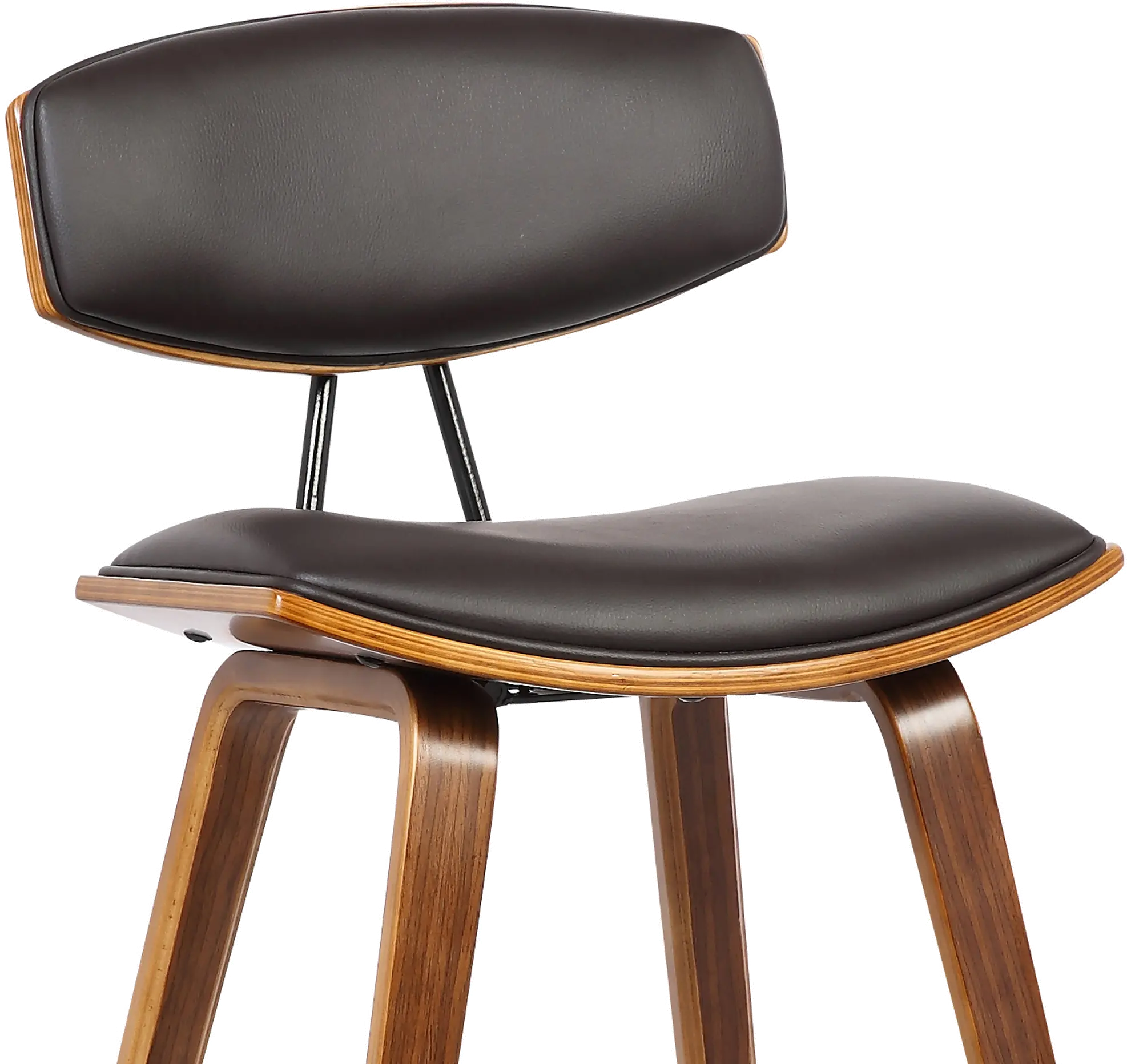 LCFOBAWABR26 Mid Century Modern Upholstered Counter Height Stool - Fox-6