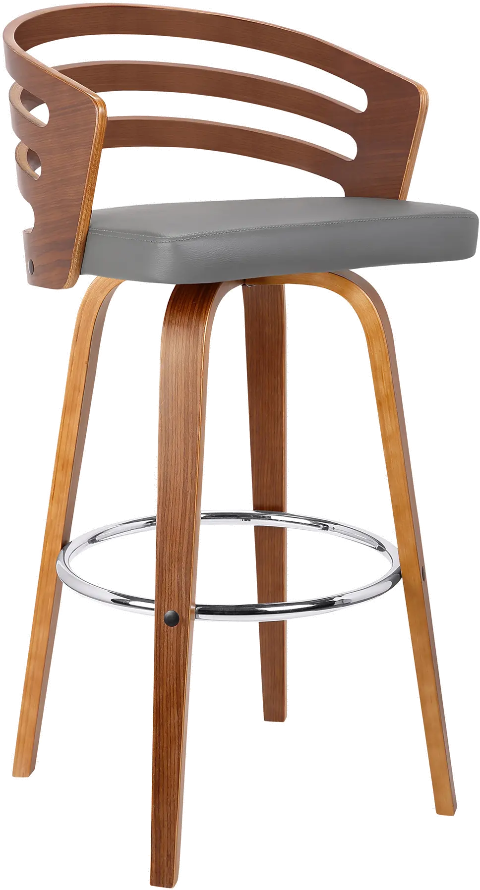 LCJYBAGRWA26 Mid Century Modern Swivel Counter Height Stool - Jayden-1