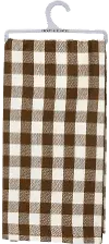 Brown and Off White Buffalo Check Dish Towel
