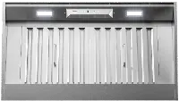 AK9234BS Zephyr 36 Inch Monsoon I Hood Liner - Stainless Steel