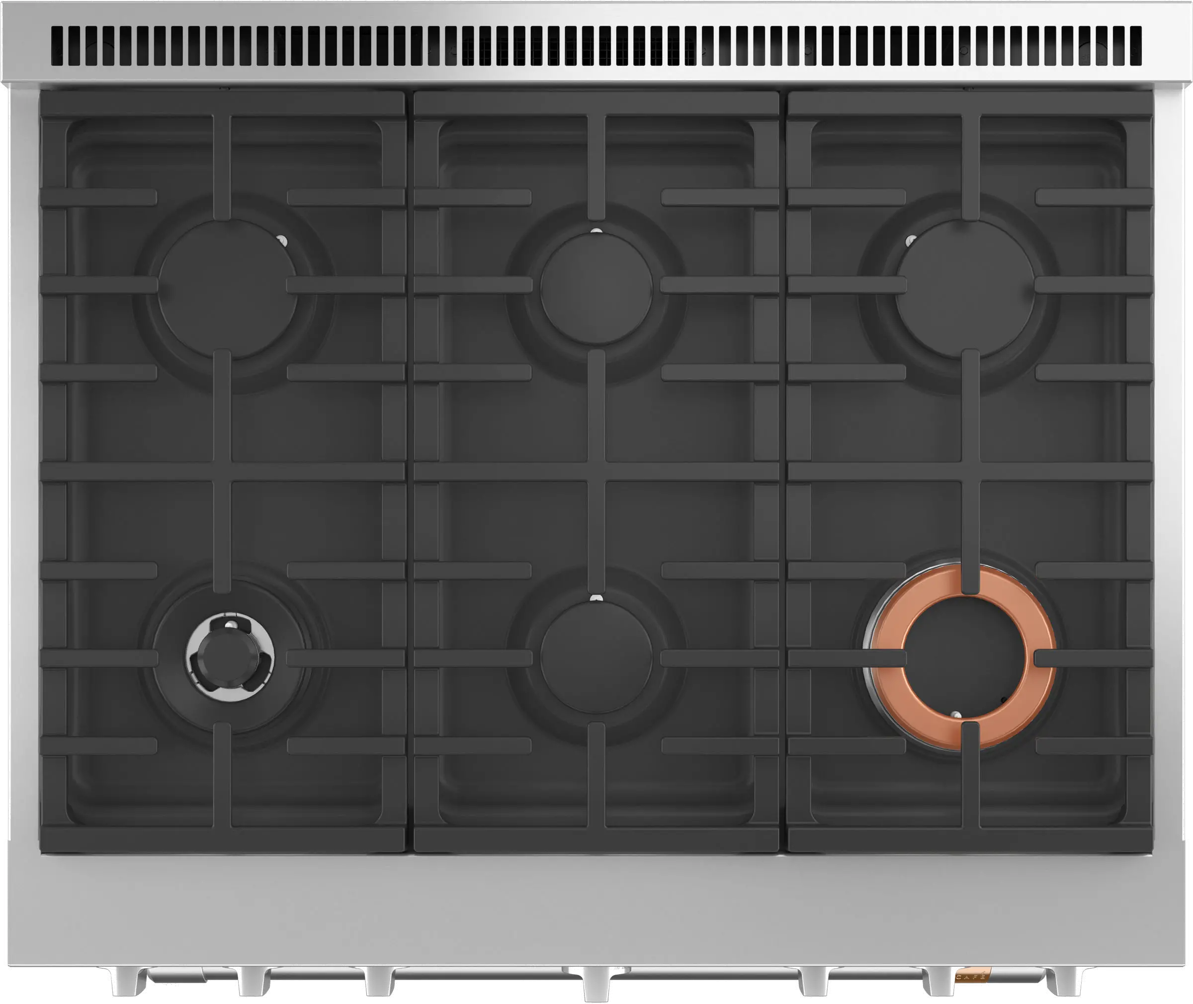 CGY366P3TD1 Cafe 6.2 cu ft Gas Range - Matte Black 36 Inch-2