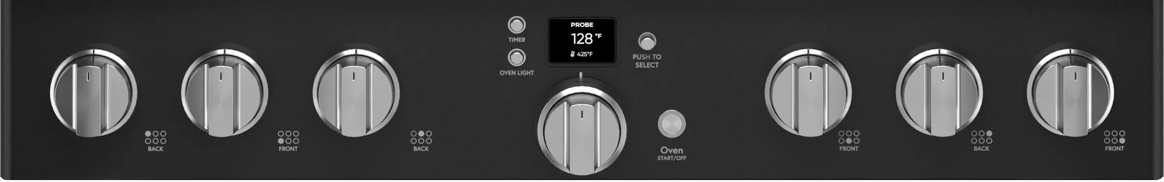 CGY366P3TD1 Cafe 6.2 cu ft Gas Range - Matte Black 36 Inch-4