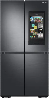 RF23A9771SG Samsung 23 cu ft 4 Door Flex Refrigerator - Counter Depth Black Stainless Steel