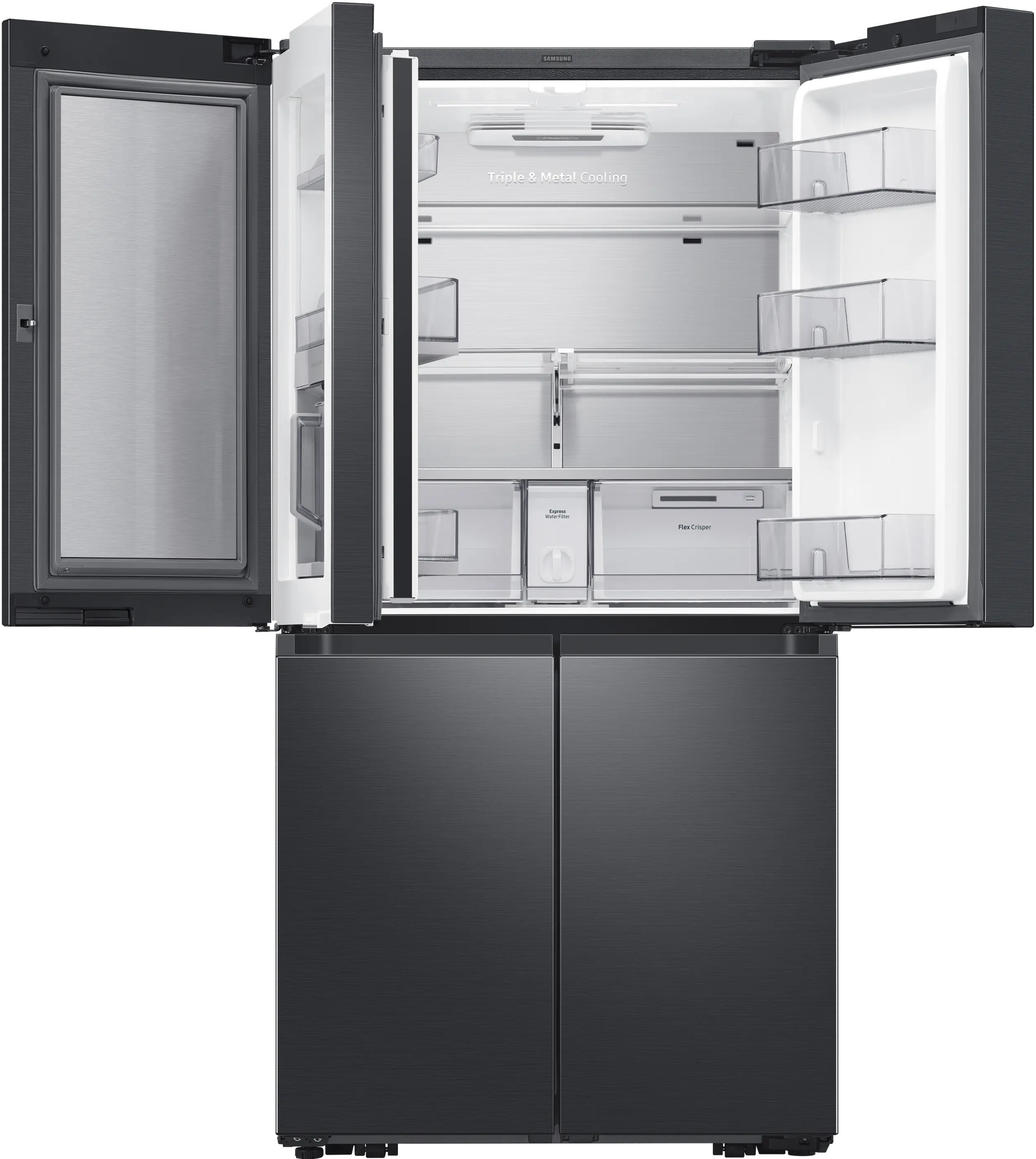 RF23A9771SG Samsung 23 cu ft 4 Door Flex Refrigerator - Counter Depth Black Stainless Steel-6