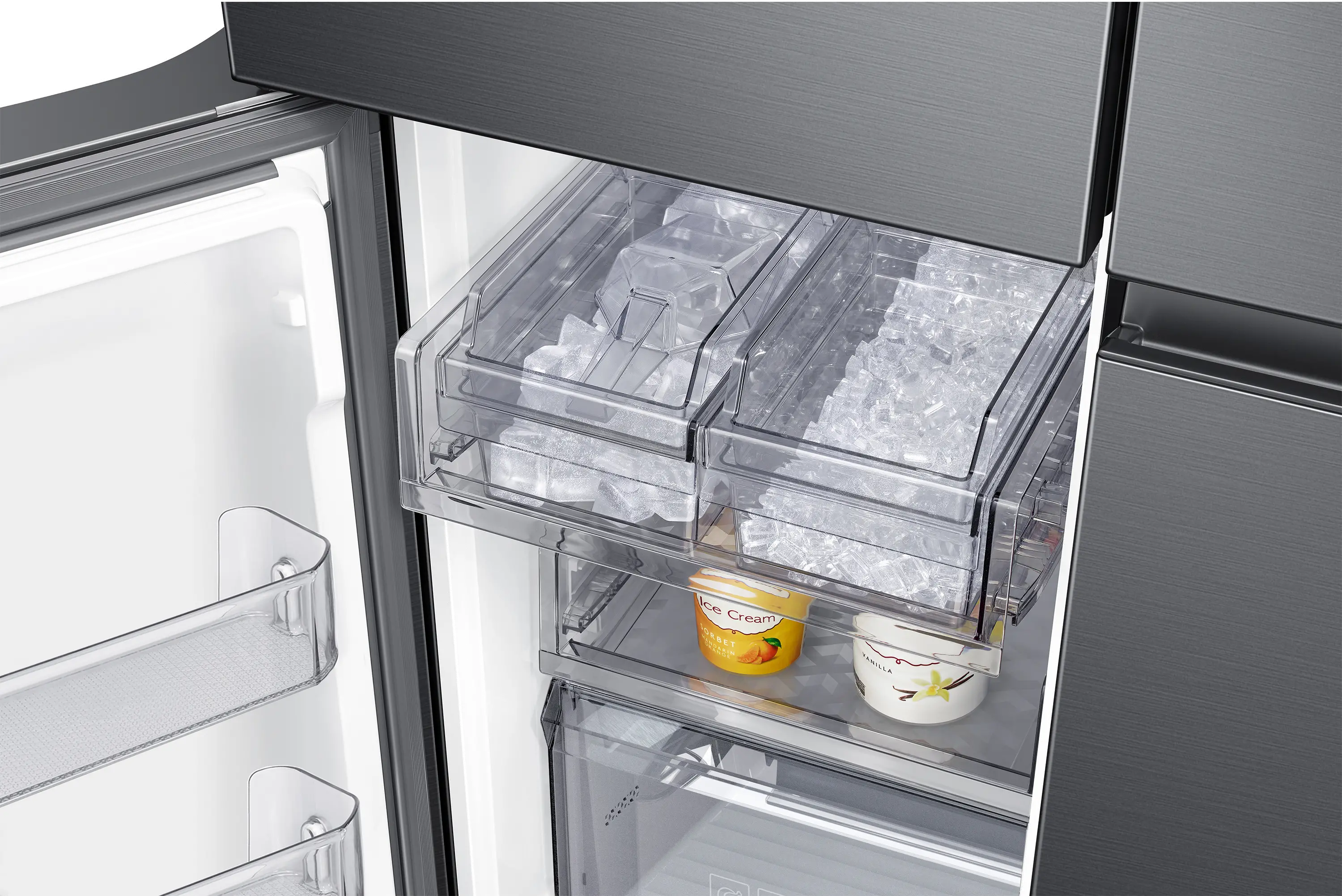 RF23A9771SG Samsung 23 cu ft 4 Door Flex Refrigerator - Counter Depth Black Stainless Steel-8