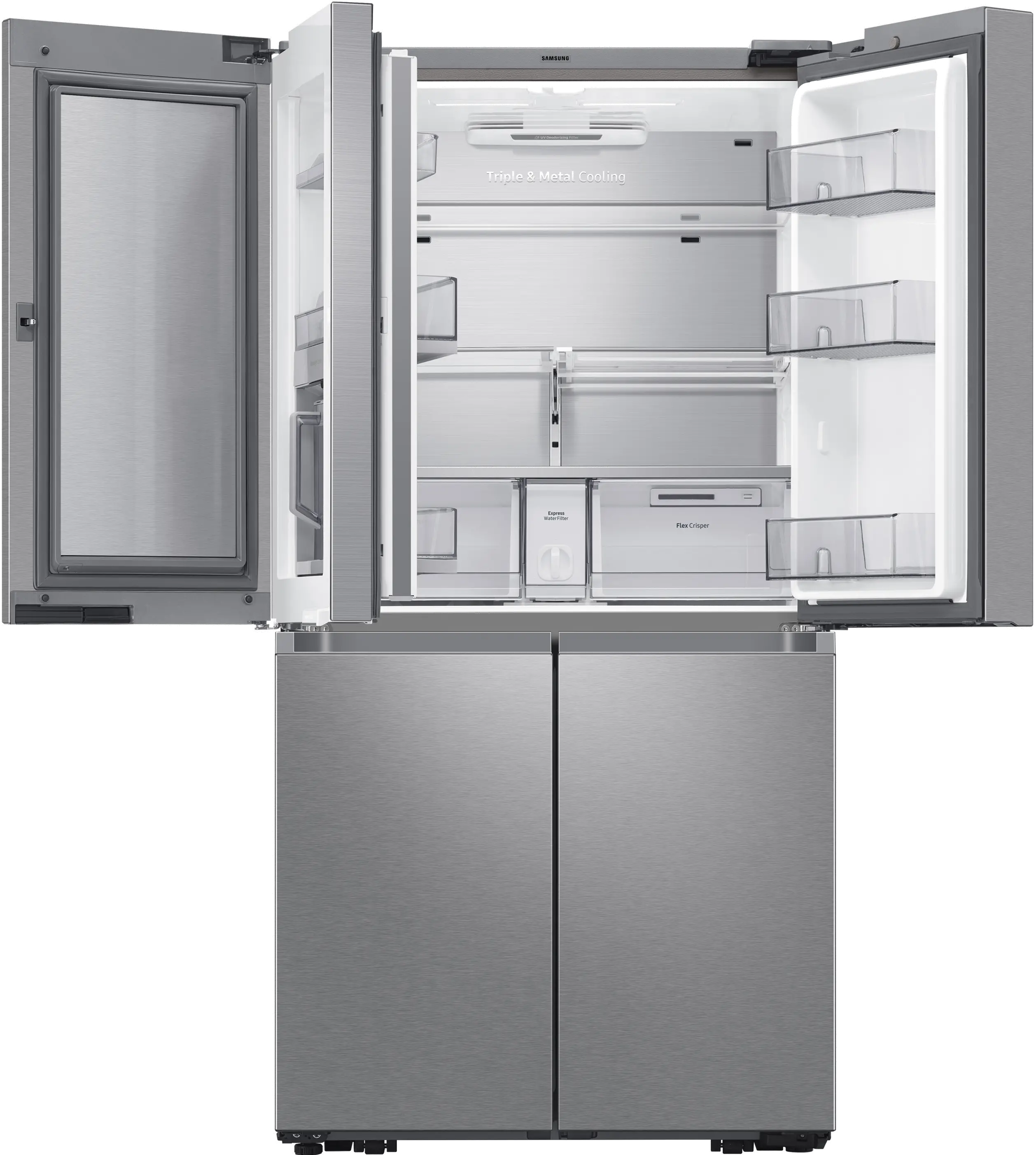 RF23A9671SR Samsung 22.8 cu ft 4 Door Refrigerator - Counter Depth Stainless Steel-5