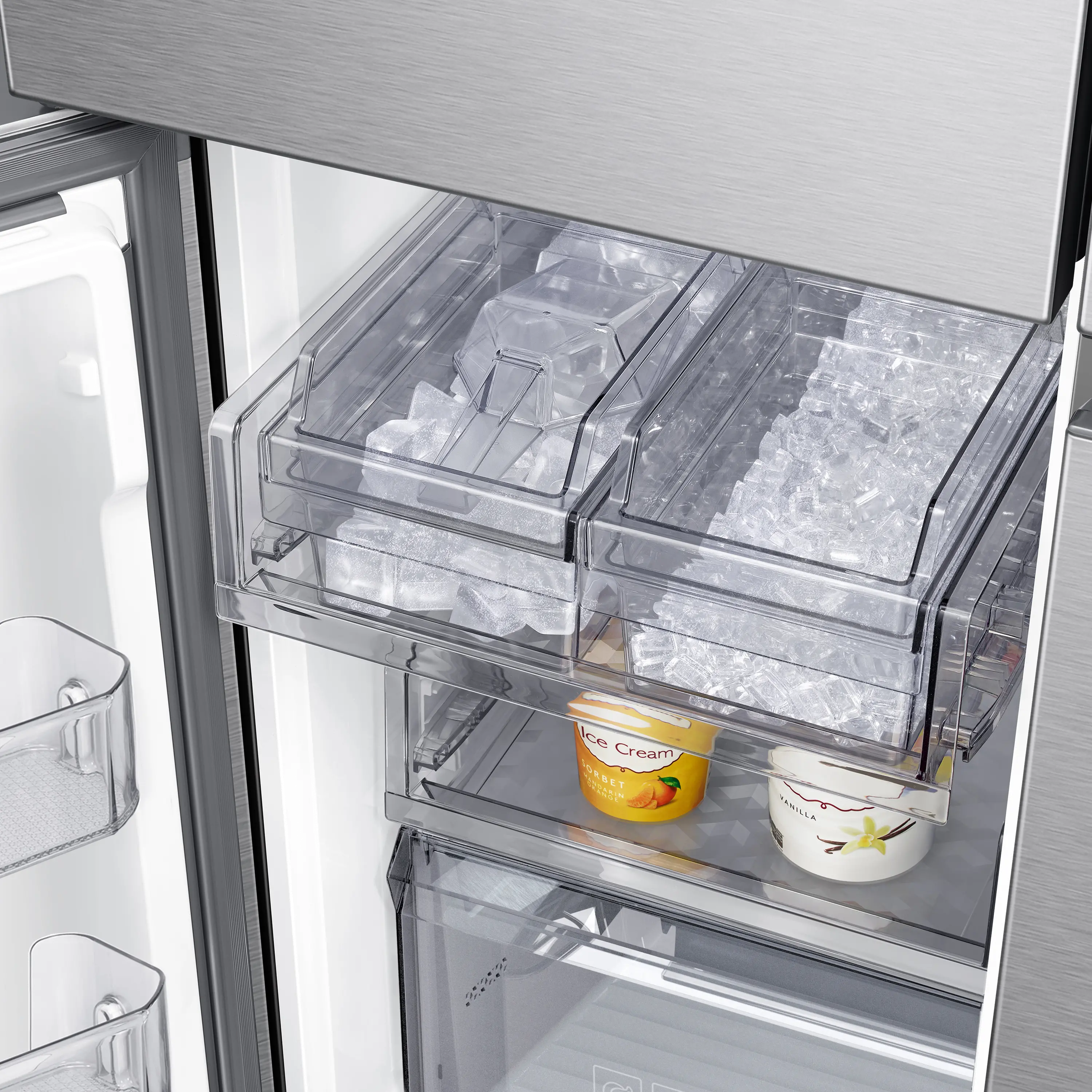 RF23A9671SR Samsung 22.8 cu ft 4 Door Refrigerator - Counter Depth Stainless Steel-7