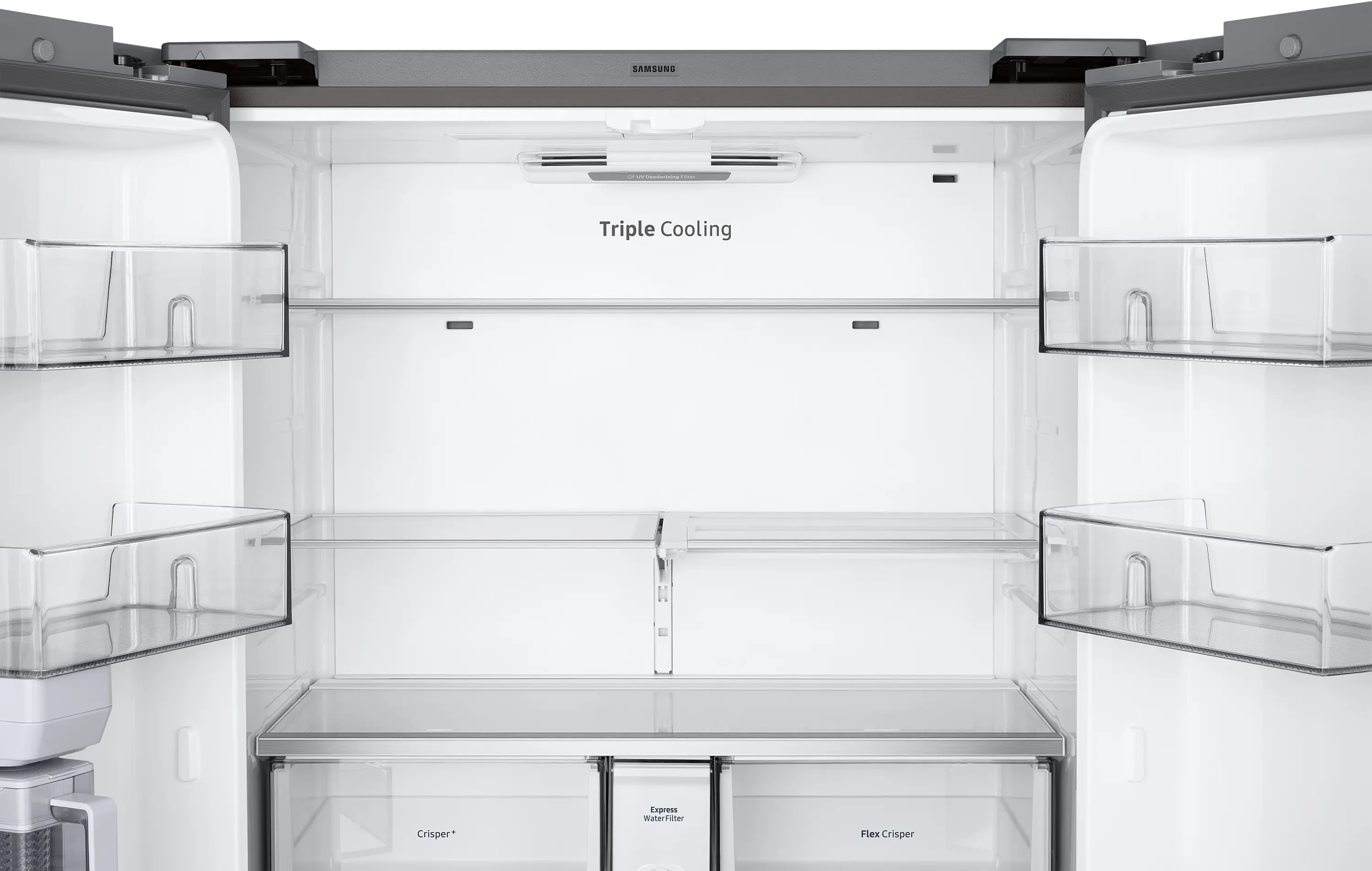 RF23A9071SR Samsung 23 cu ft 4 Door Flex Refrigerator - Counter Depth Stainless Steel-10