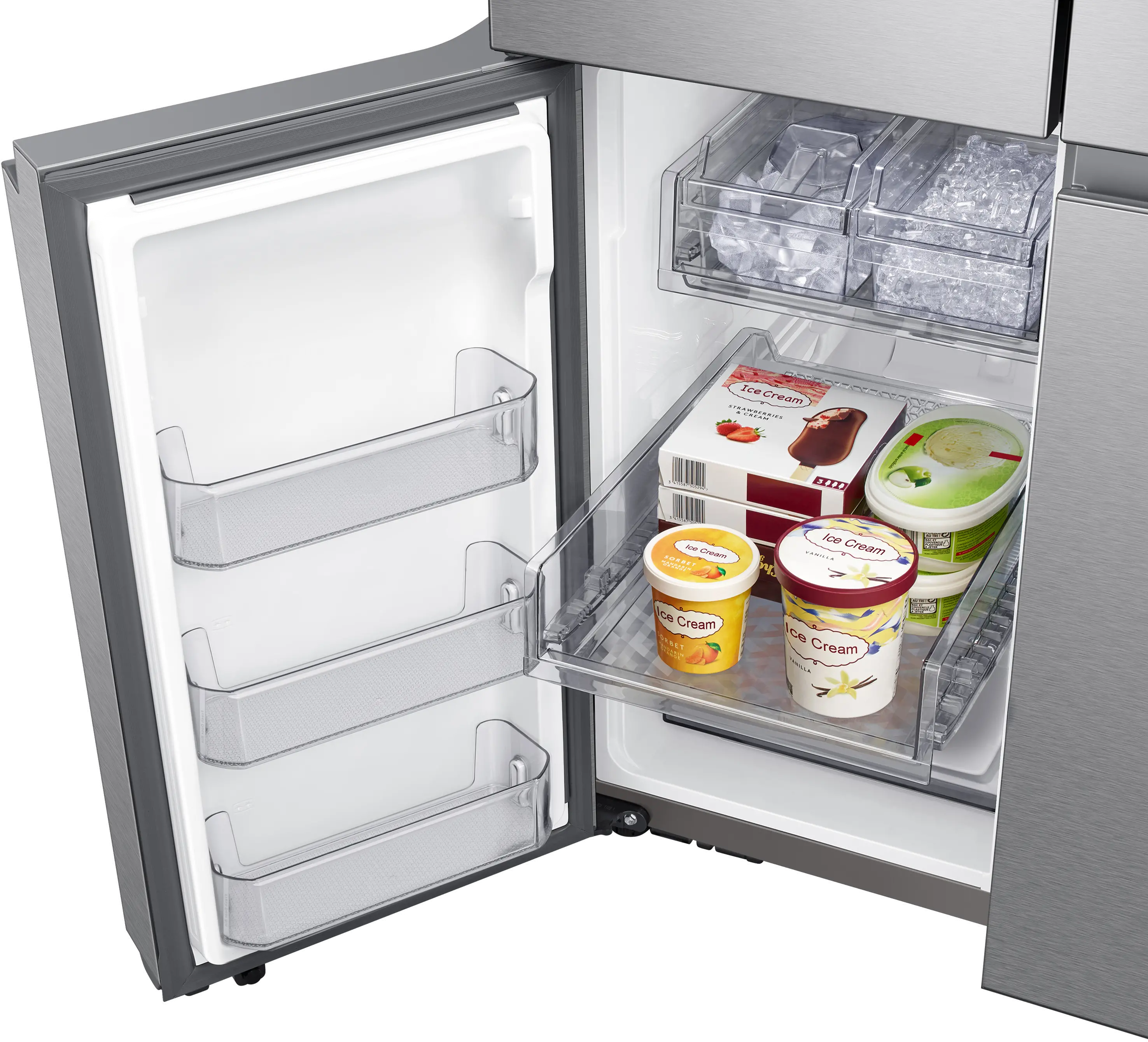 RF23A9071SR Samsung 23 cu ft 4 Door Flex Refrigerator - Counter Depth Stainless Steel-6