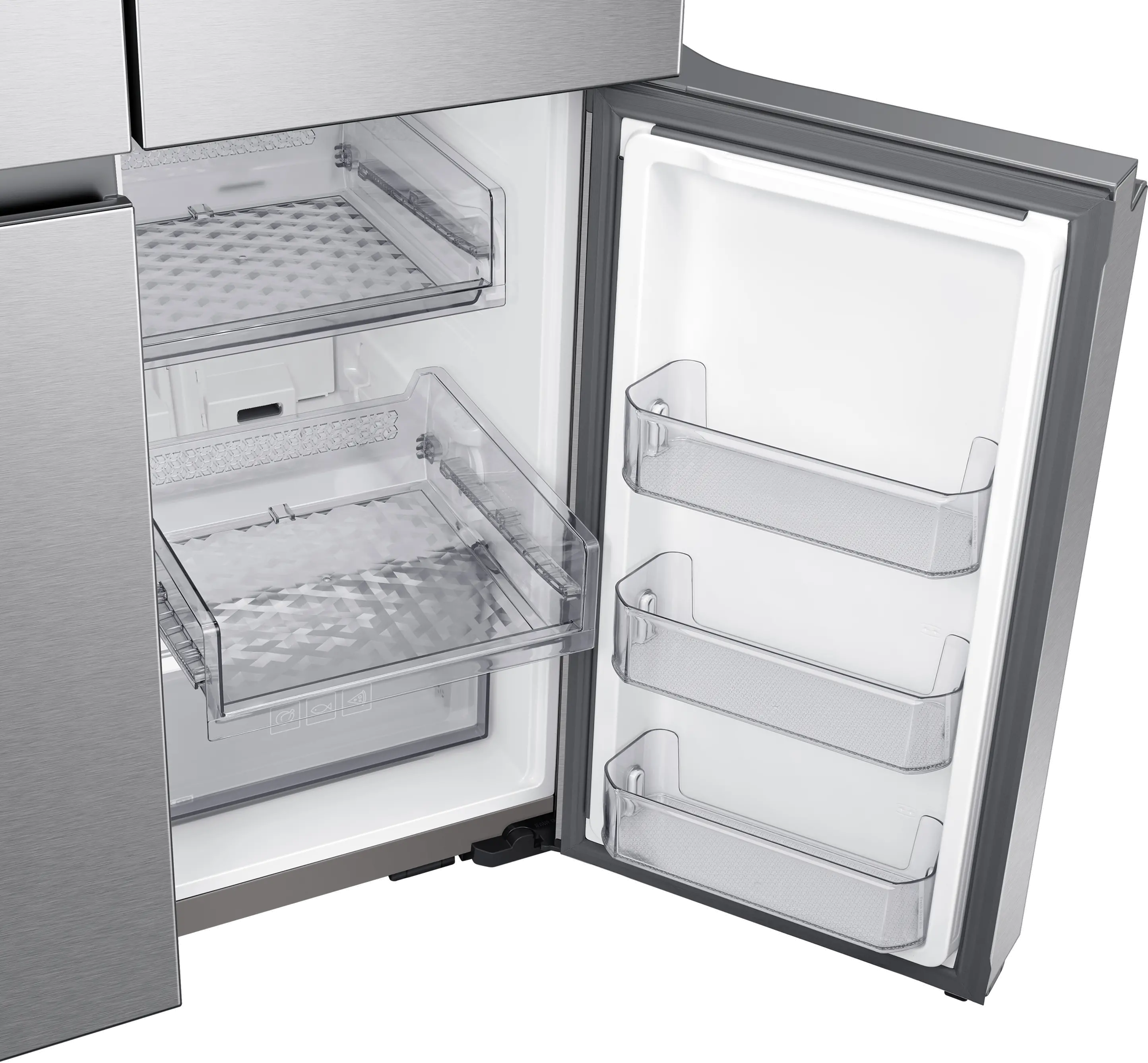 RF23A9071SR Samsung 23 cu ft 4 Door Flex Refrigerator - Counter Depth Stainless Steel-8