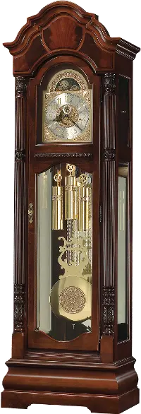 Somerset Windsor Cherry Grandfather Floor Clock