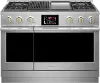 ZDP484NGTSS Monogram Professional 8.25 cu ft Dual Fuel Smart Range - Stainless Steel 48 Inch