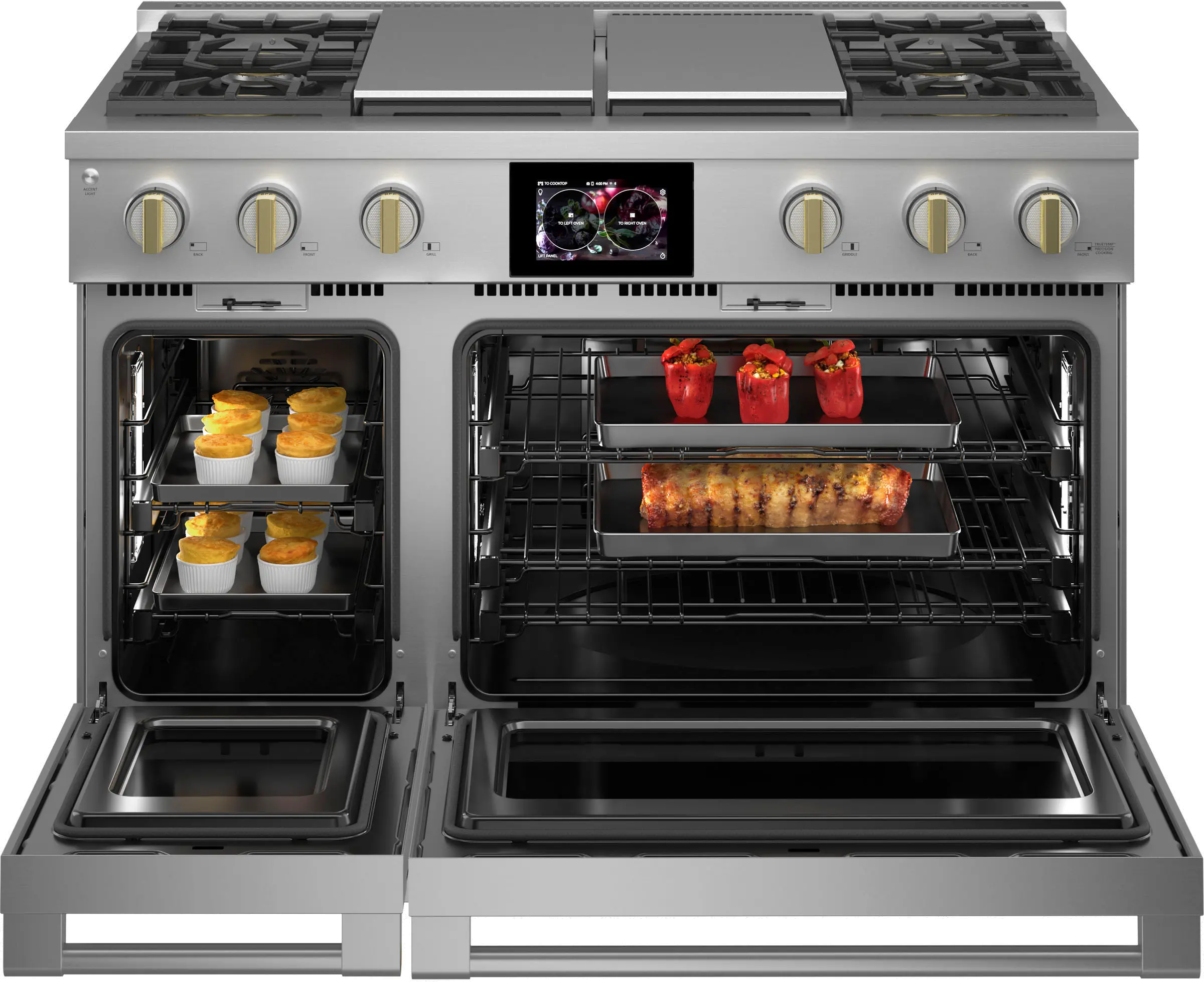 ZDP484NGTSS Monogram Professional 8.25 cu ft Dual Fuel Smart Range - Stainless Steel 48 Inch-3