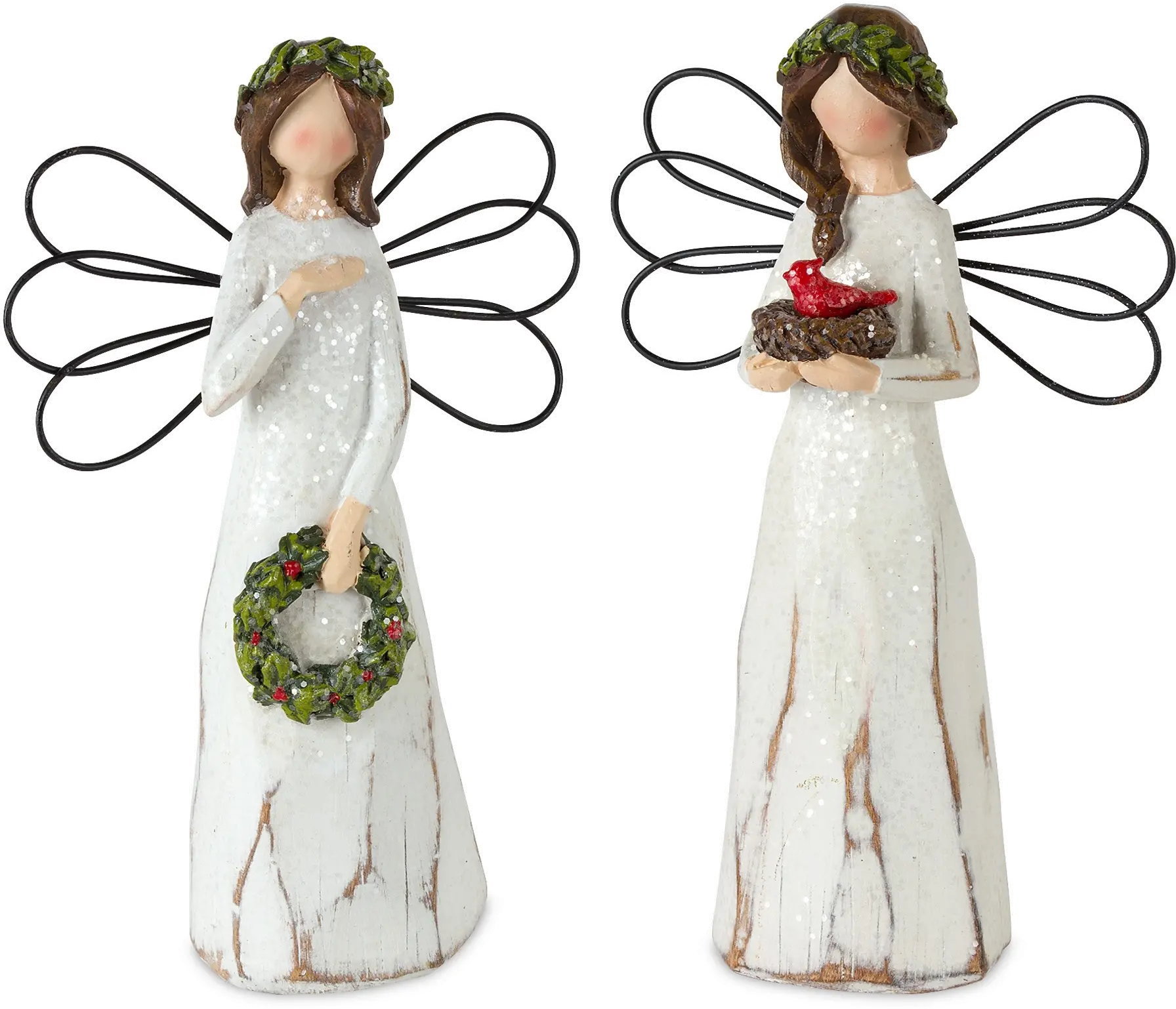 Assorted Multi Color Resin Angel Figurine-1