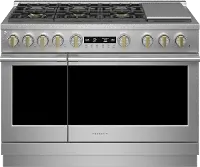 ZGP486NDTSS Monogram Professional 8.9 cu ft Gas Range - Stainless Steel 48 Inch