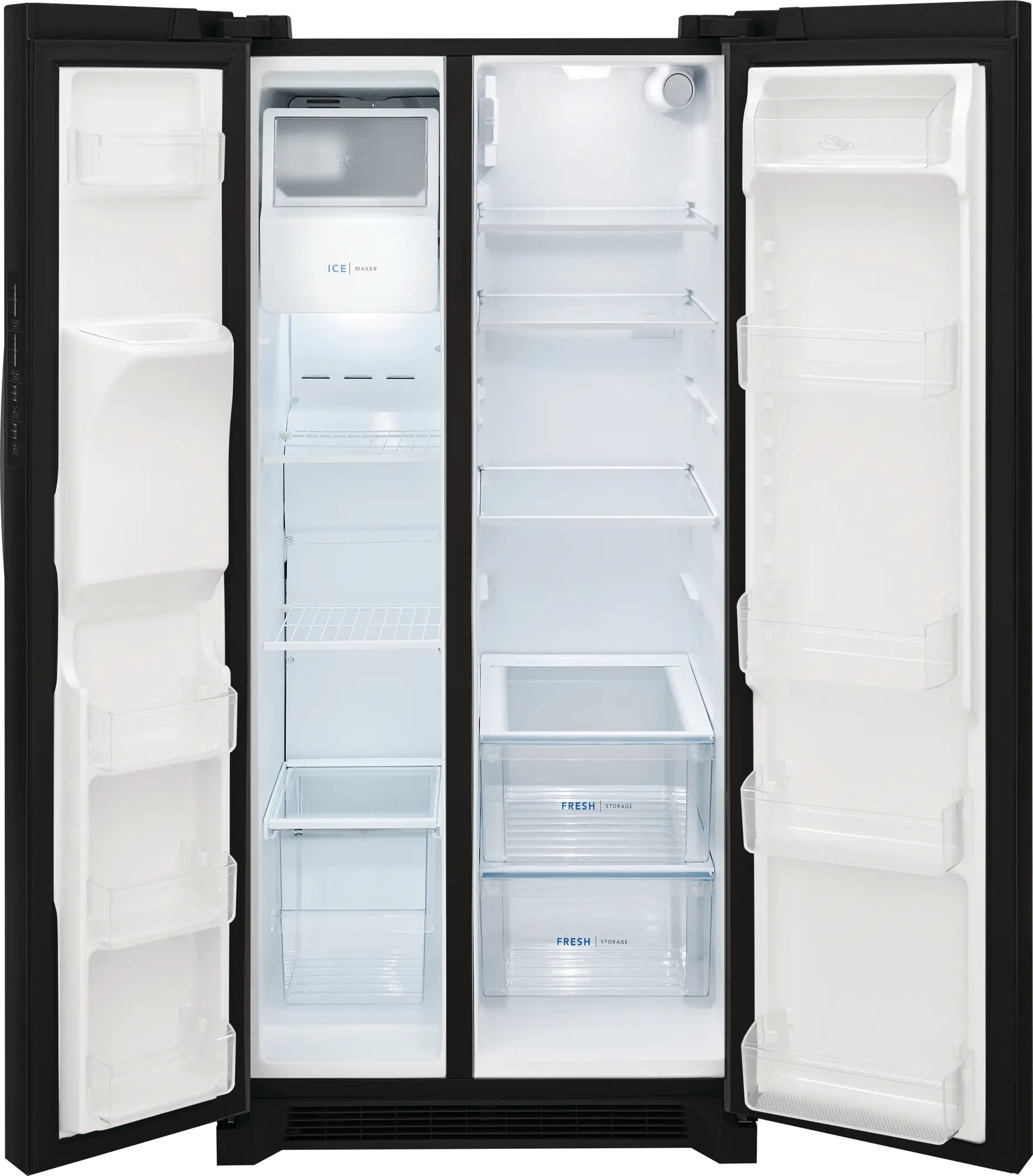 FRSS2323AB Frigidaire 22.3 cu ft Side by Side Refrigerator - 33 W Black-4
