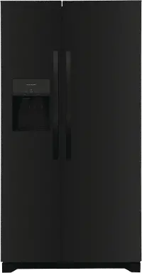 FRSS2623AB Frigidaire 25.6 cu ft Side by Side Refrigerator - Black