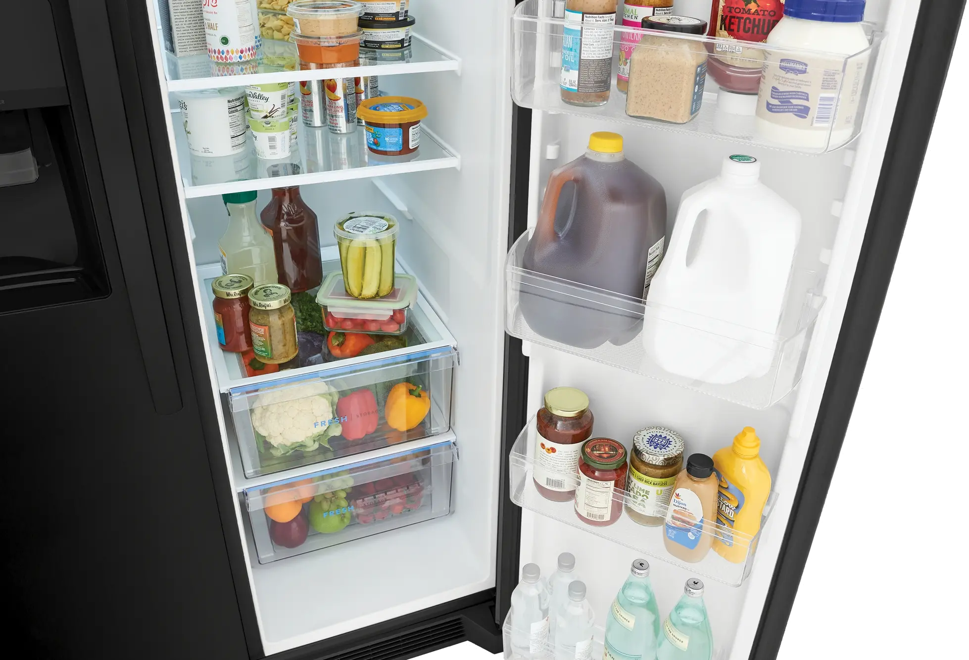 FRSS2623AB Frigidaire 25.6 cu ft Side by Side Refrigerator - Black-4