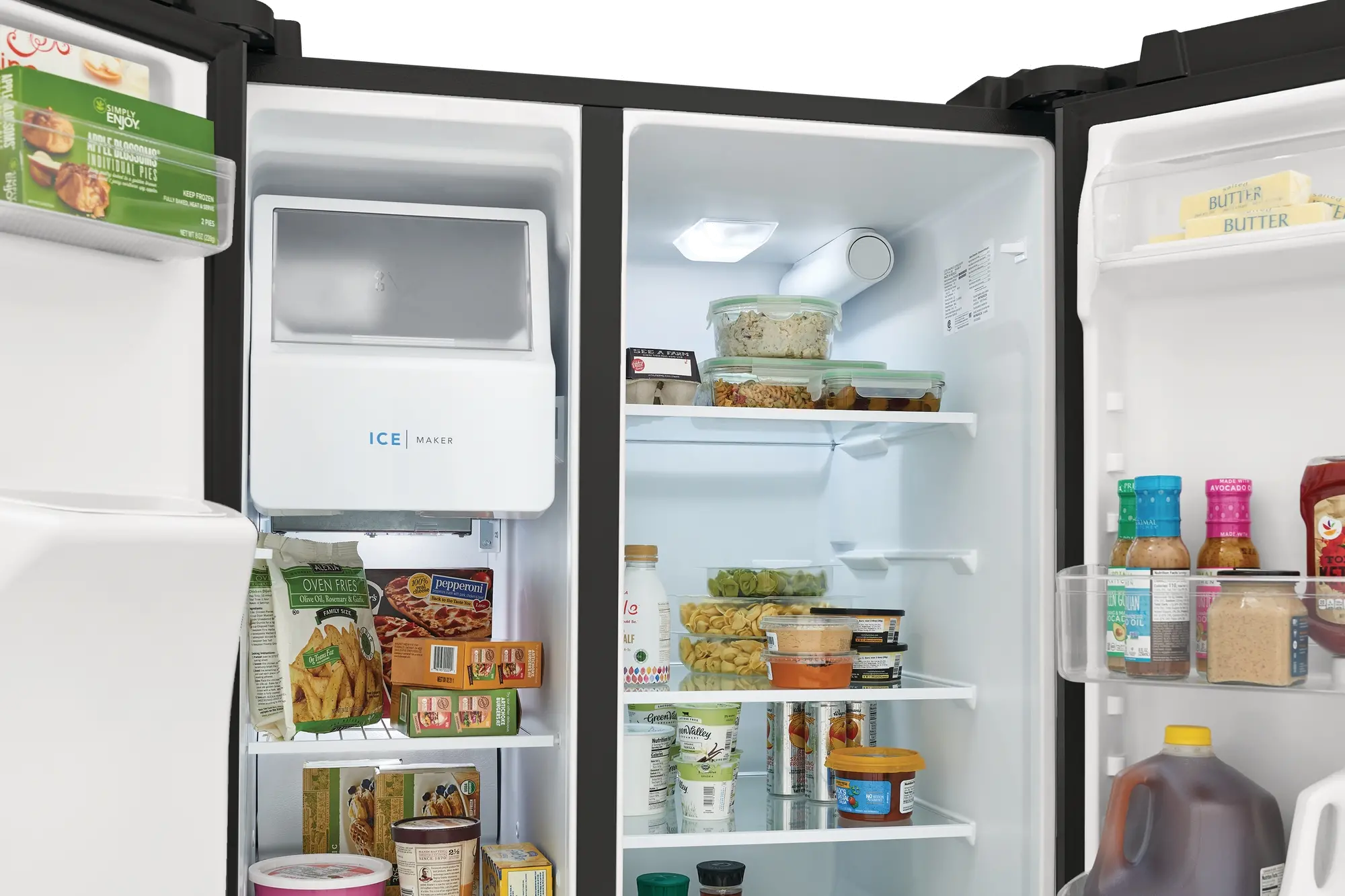 FRSS2623AB Frigidaire 25.6 cu ft Side by Side Refrigerator - Black-5