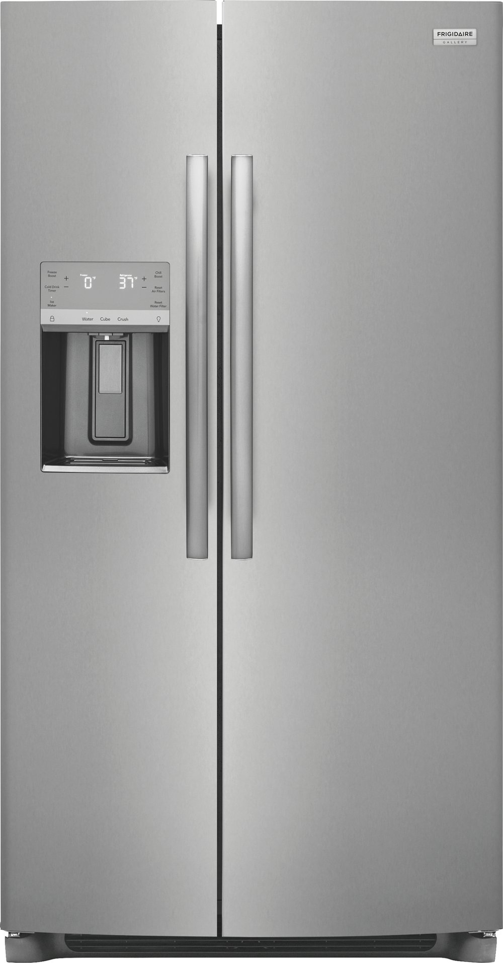 Frigidaire Gallery 22.3 cu ft Side by Side Refrigerator -  Counter Depth Stainless Steel