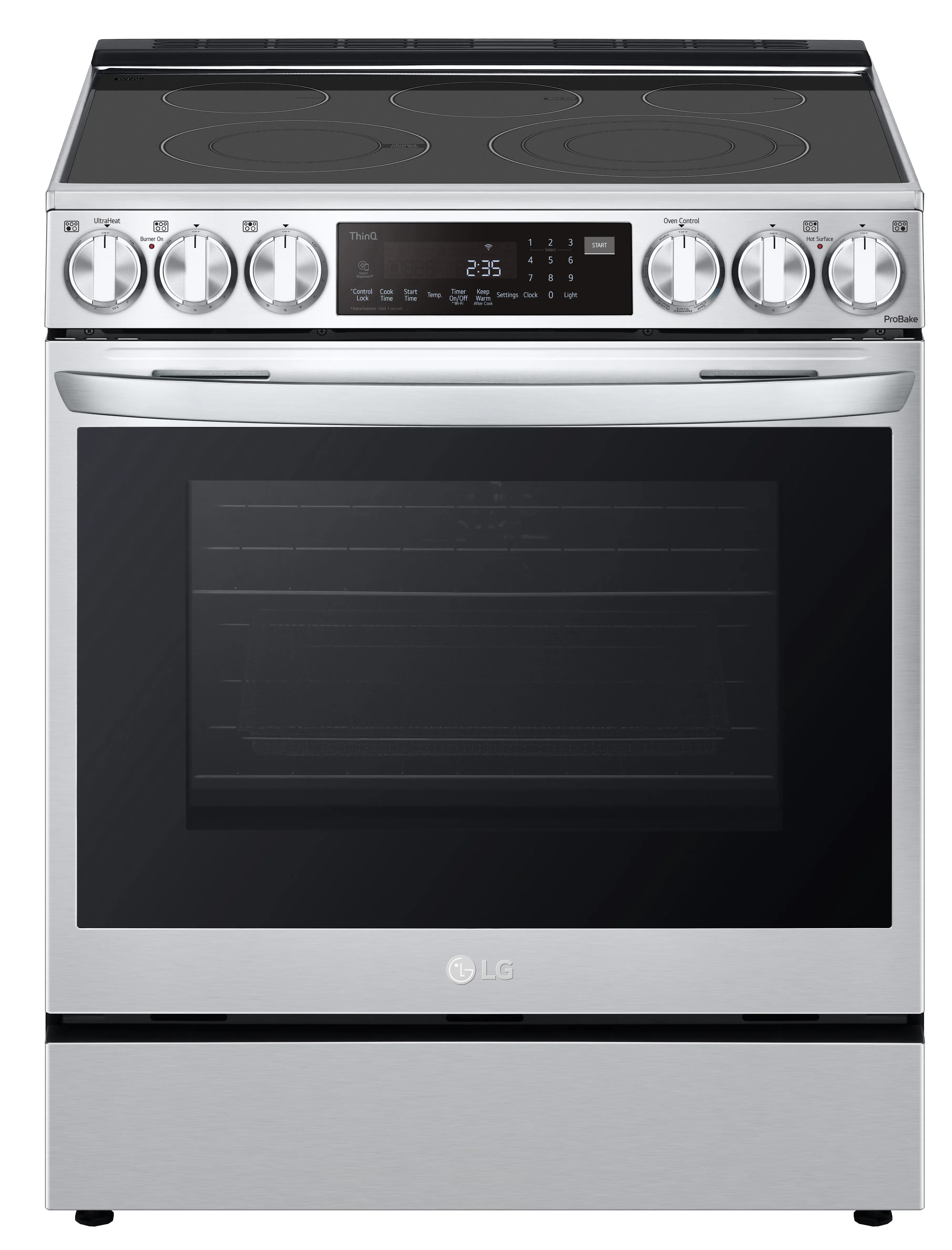 LSEL6335F LG 6.3 cu ft Electric Range with InstaView - Stainless Steel-1