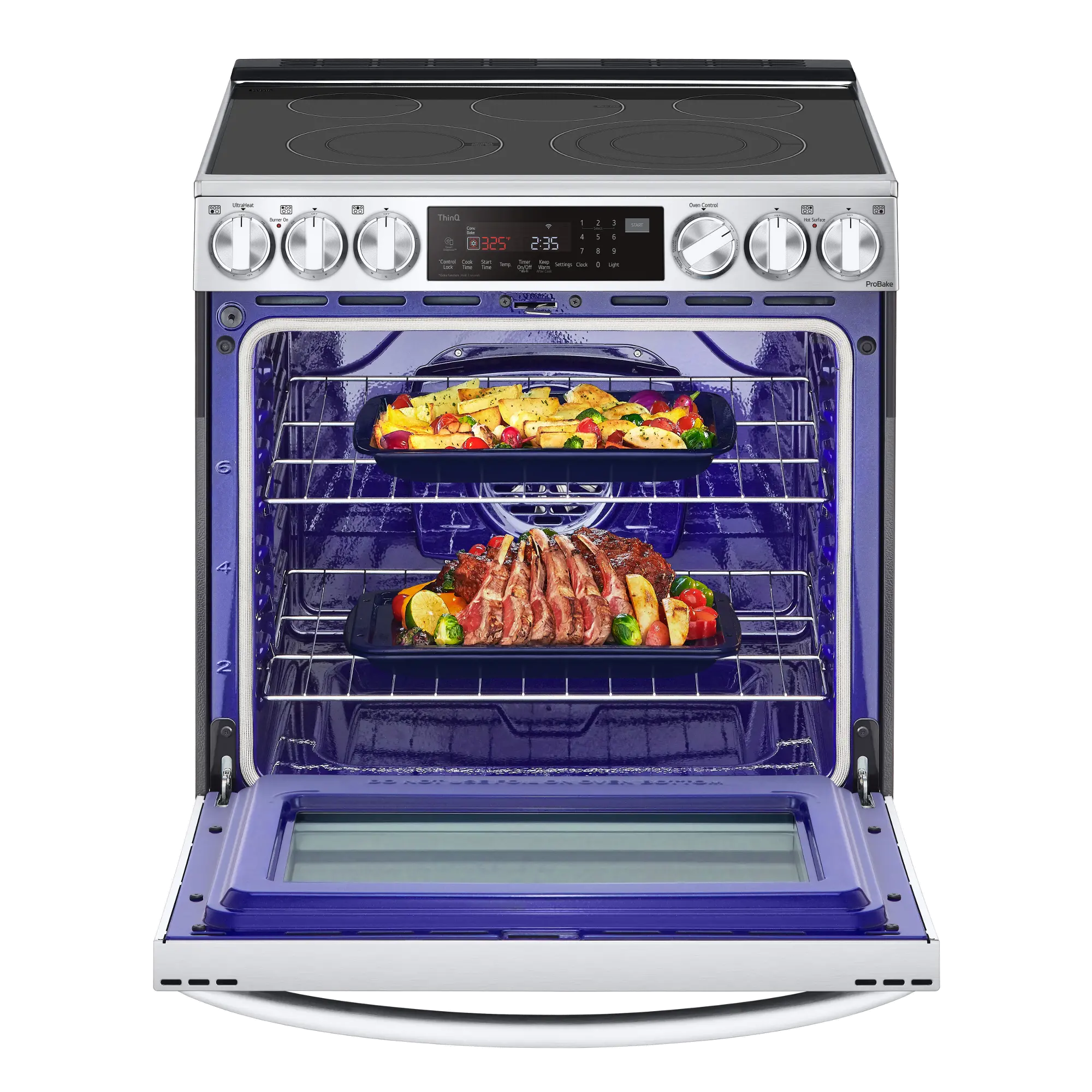 LSEL6335F LG 6.3 cu ft Electric Range with InstaView - Stainless Steel-4