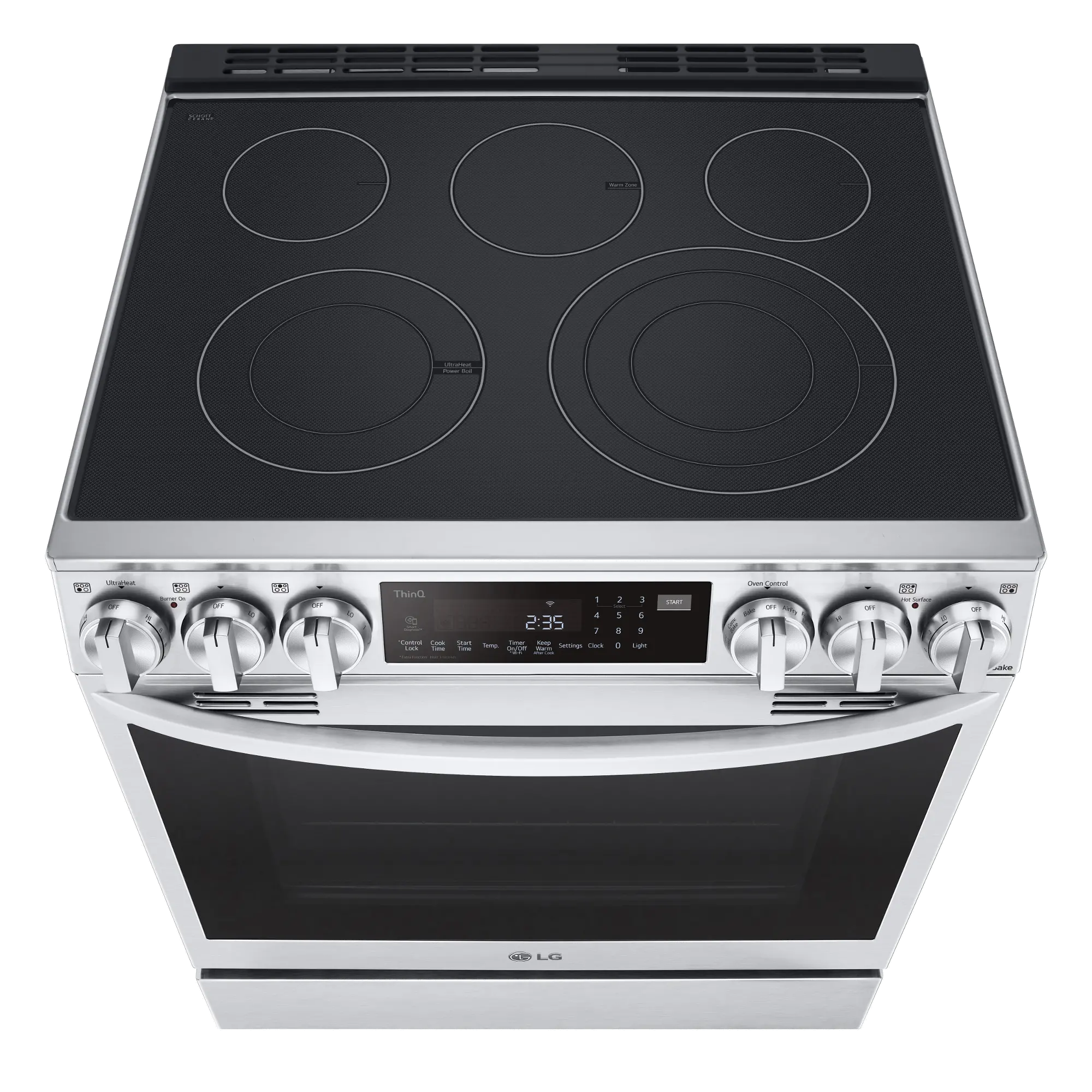 LSEL6335F LG 6.3 cu ft Electric Range with InstaView - Stainless Steel-5