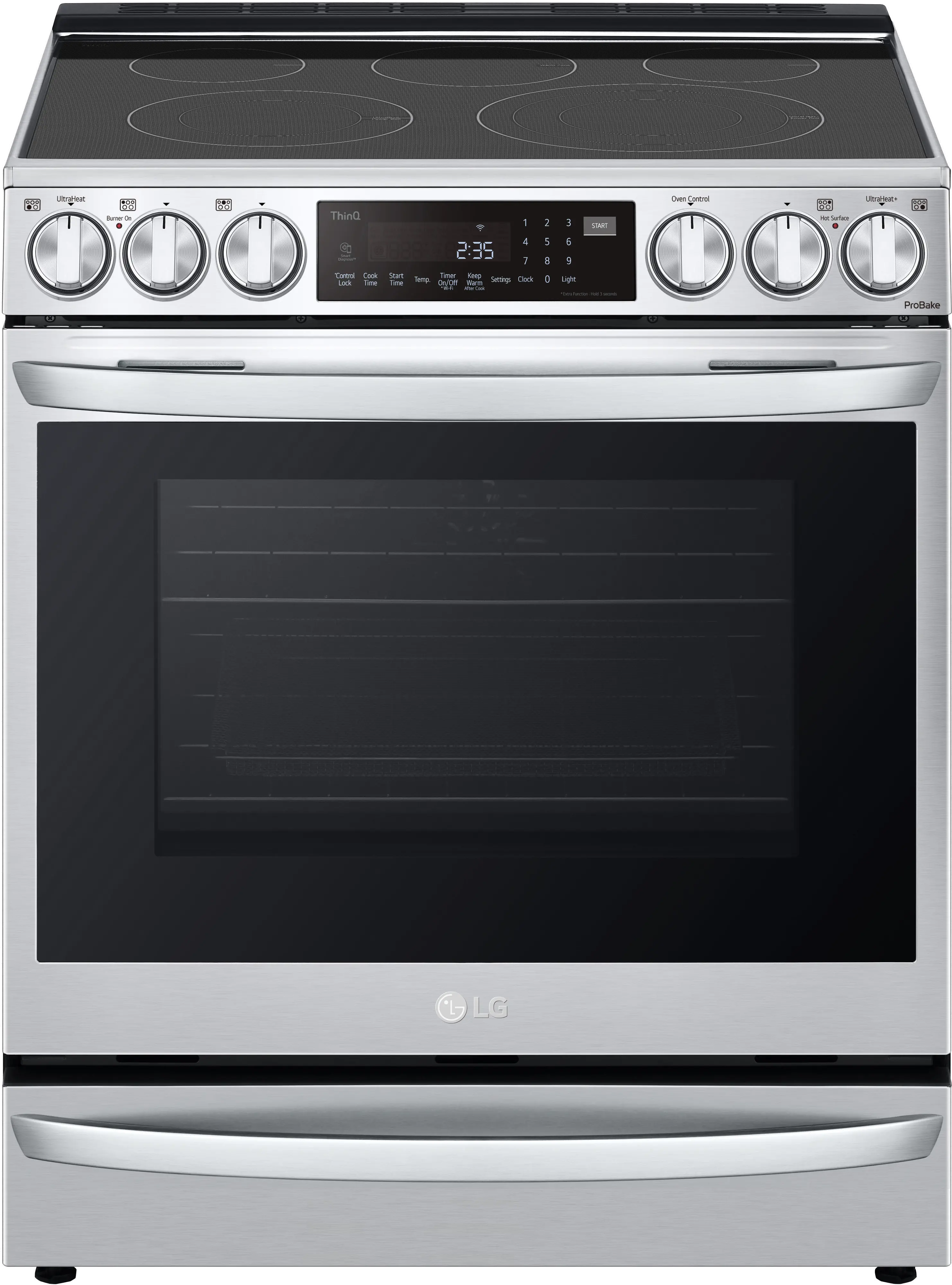 LSEL6337F LG 6.3 cu ft Electric Range with InstaView - Stainless Steel-1