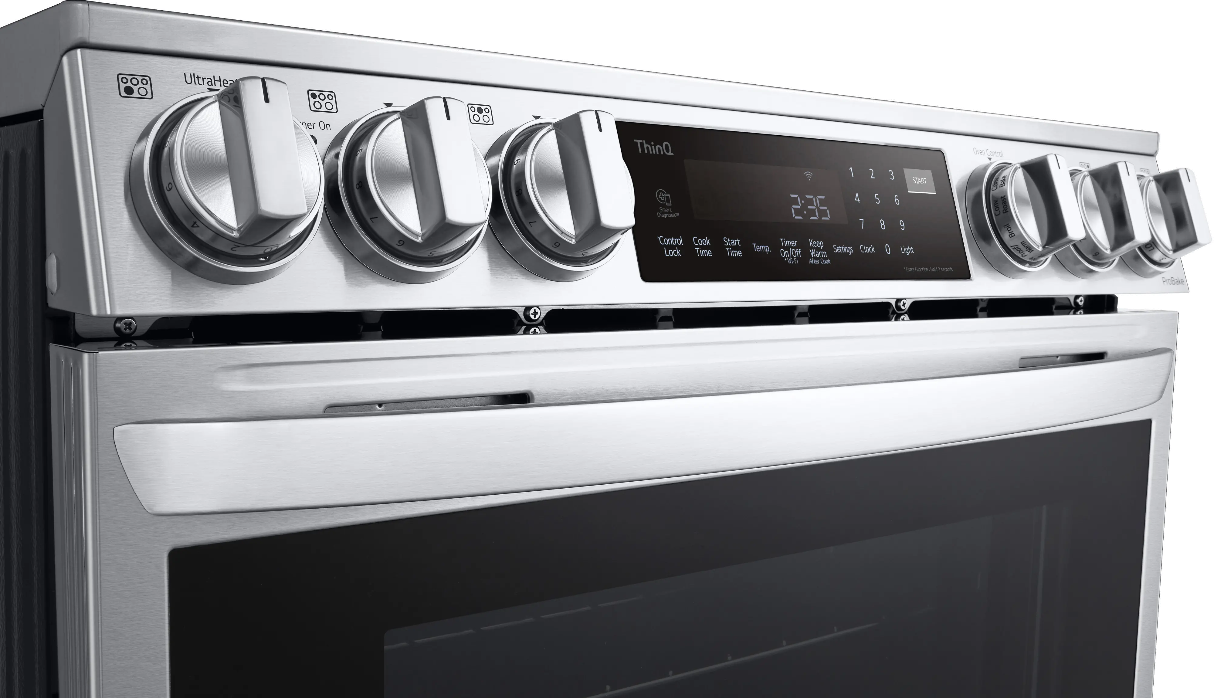 LSEL6337F LG 6.3 cu ft Electric Range with InstaView - Stainless Steel-4