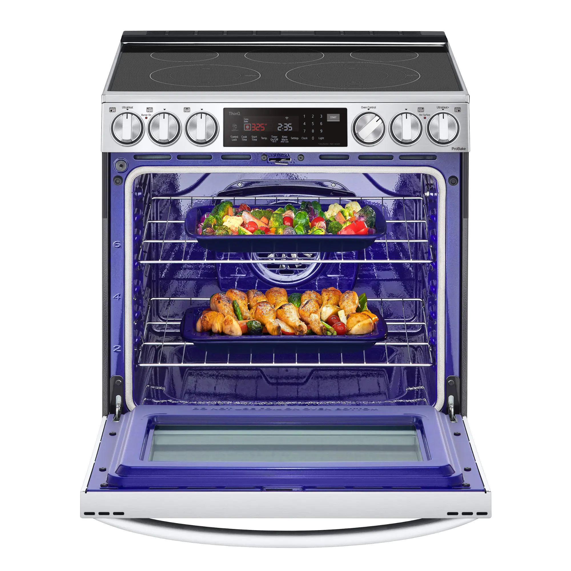 LSEL6337F LG 6.3 cu ft Electric Range with InstaView - Stainless Steel-6