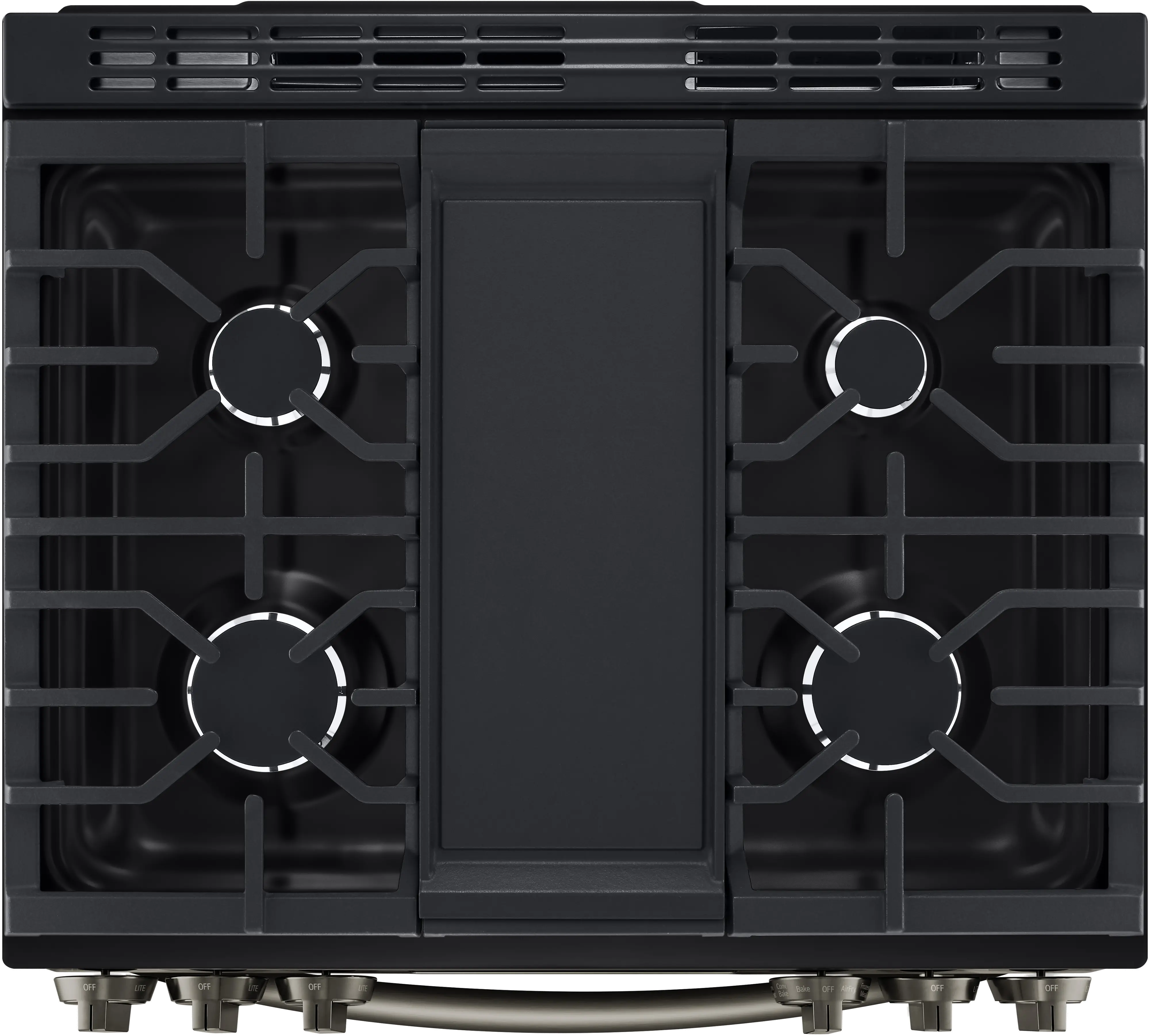 LSGL6335D LG 6.3 cu ft Gas Range with InstaView - Black Stainless Steel-4