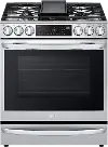 LSGL6337F LG 6.3 cu ft Gas Range with InstaView - Stainless Steel